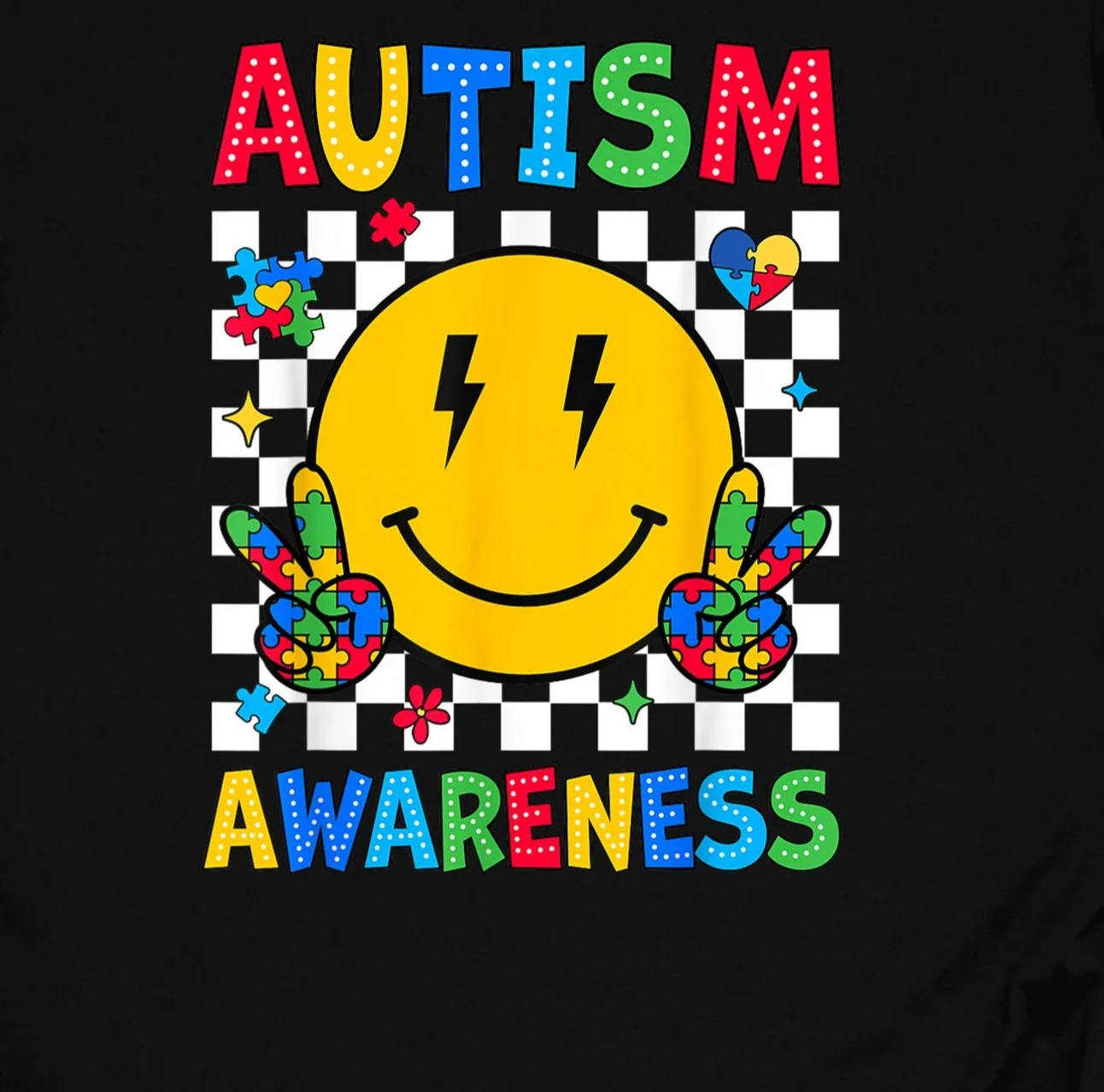 Autism Happy Face DTF