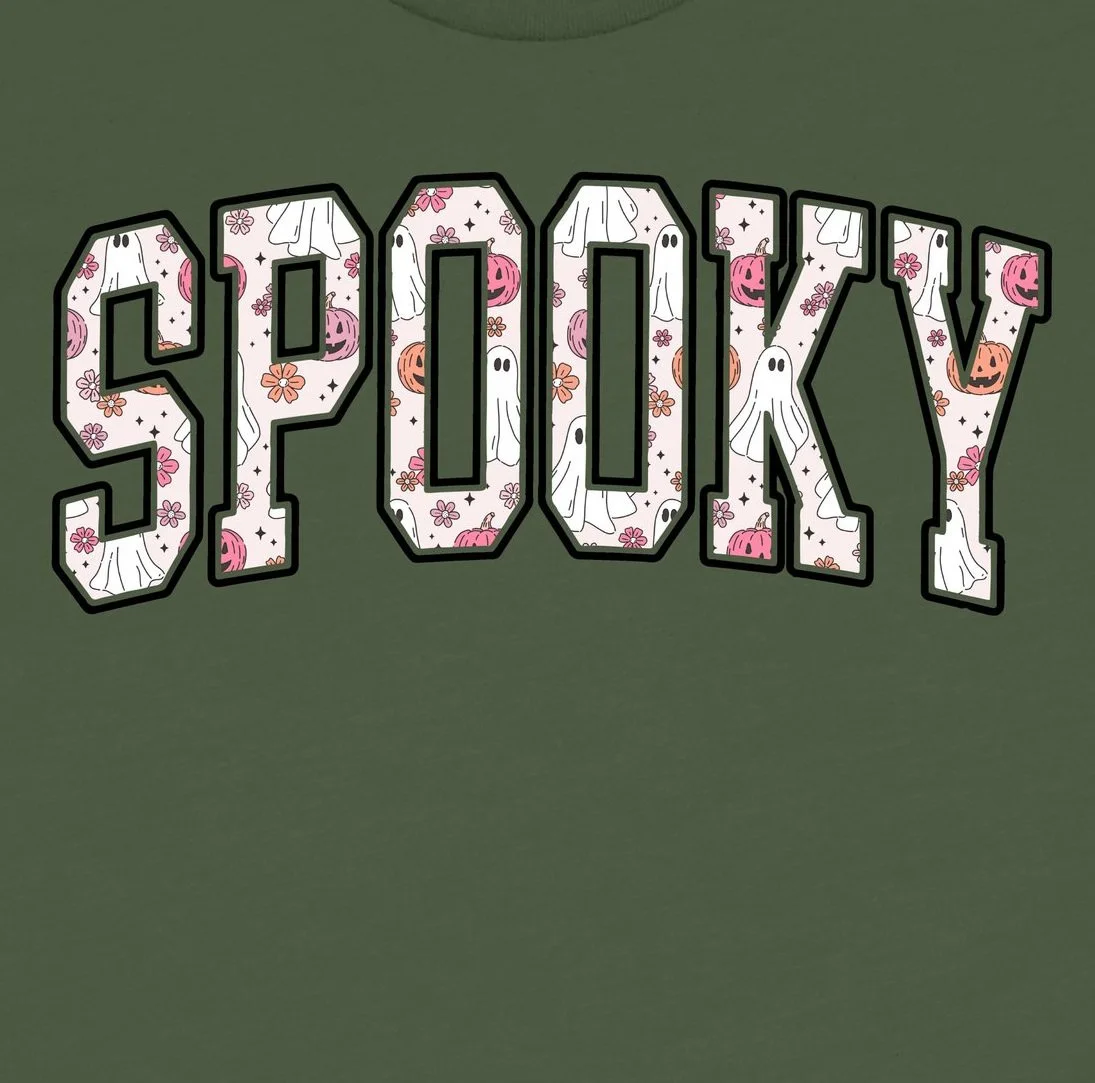 Spooky Ghost Print DTF