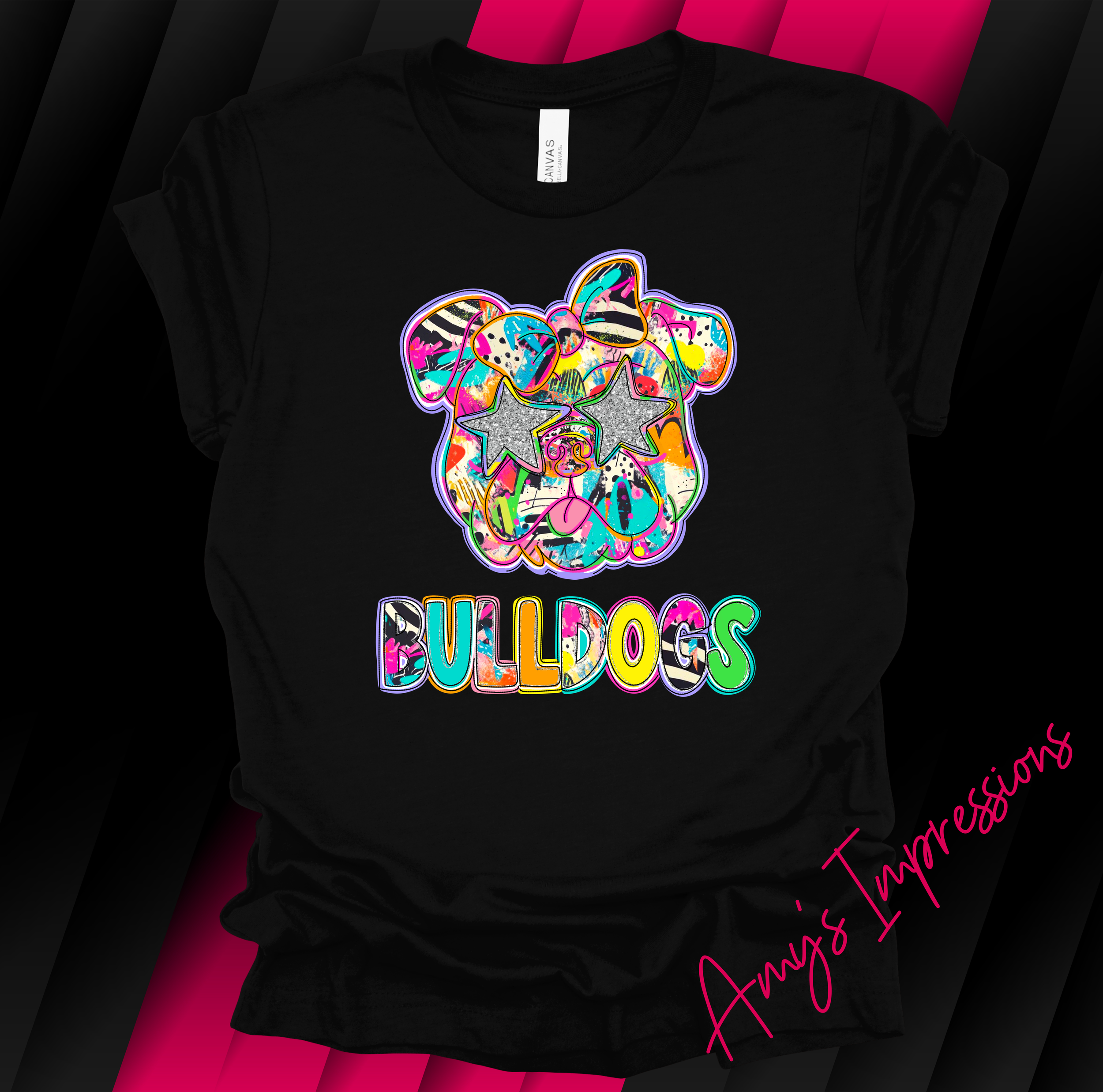 Kaleidoscope Bulldog BELLA BLACK.png