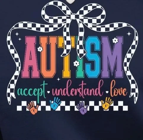 Autism Checker Bow DTF