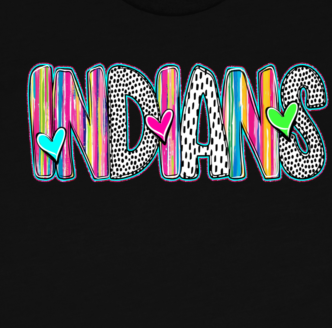 Indians Colorful Dalmation 25 DTF