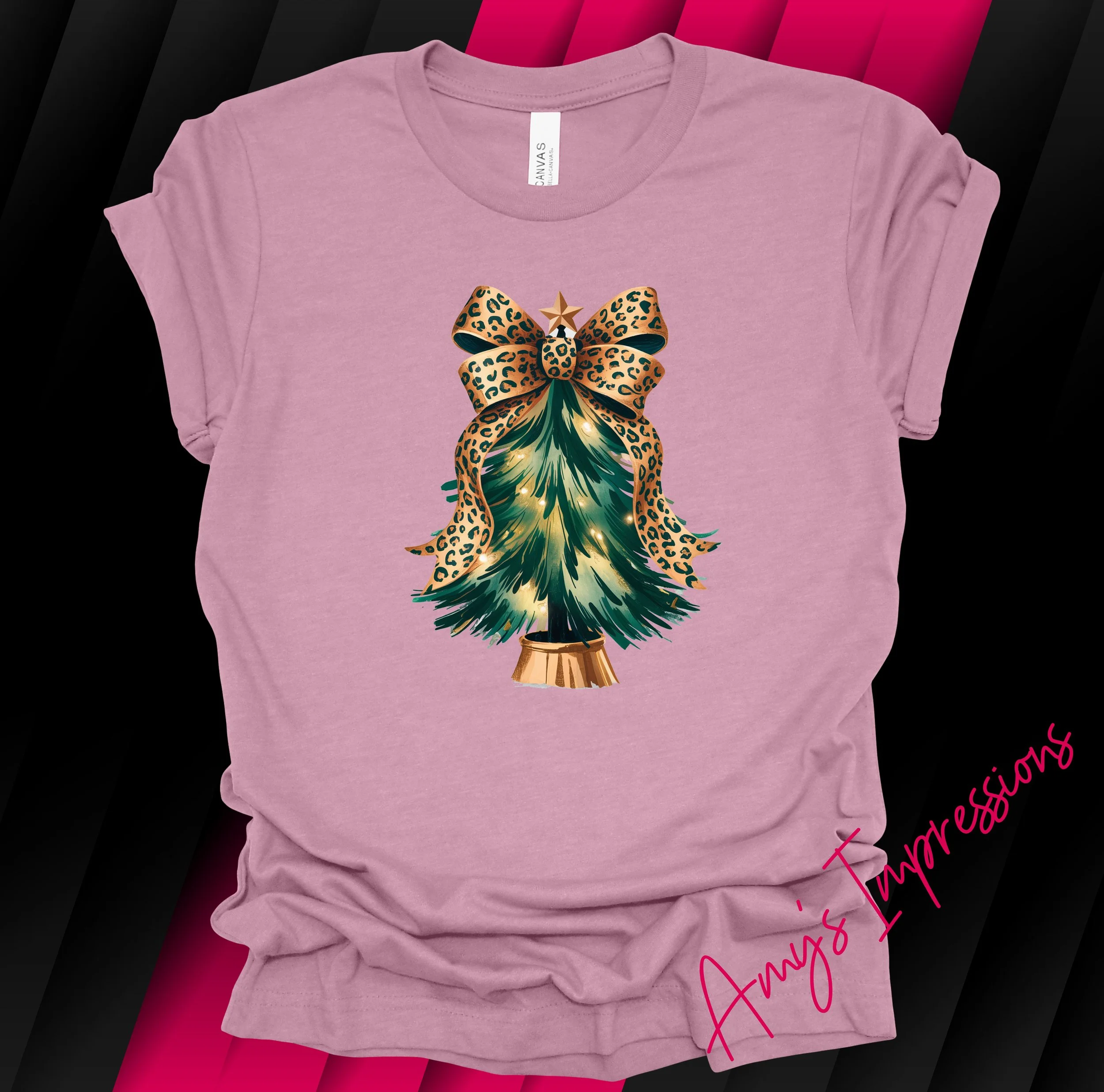 Christmas Tree Green Leopard