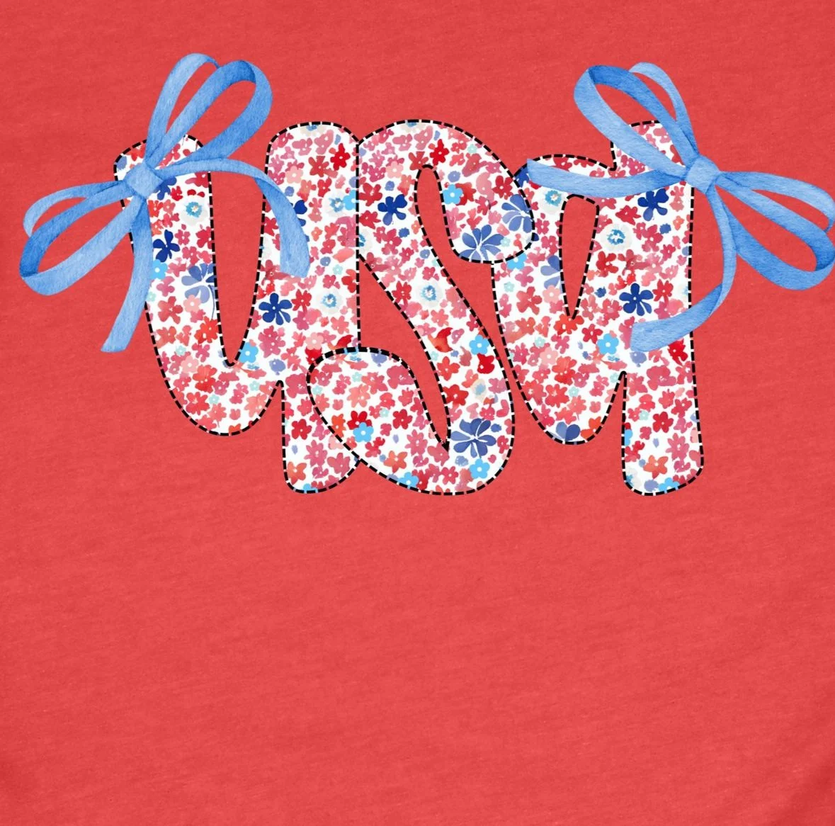 USA Flower Bows DTF