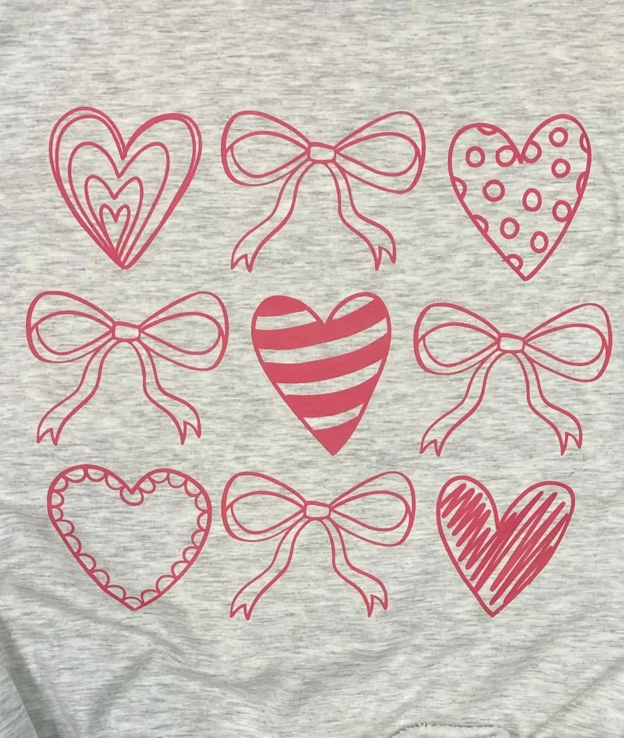 Hearts and Bows Stack DTF