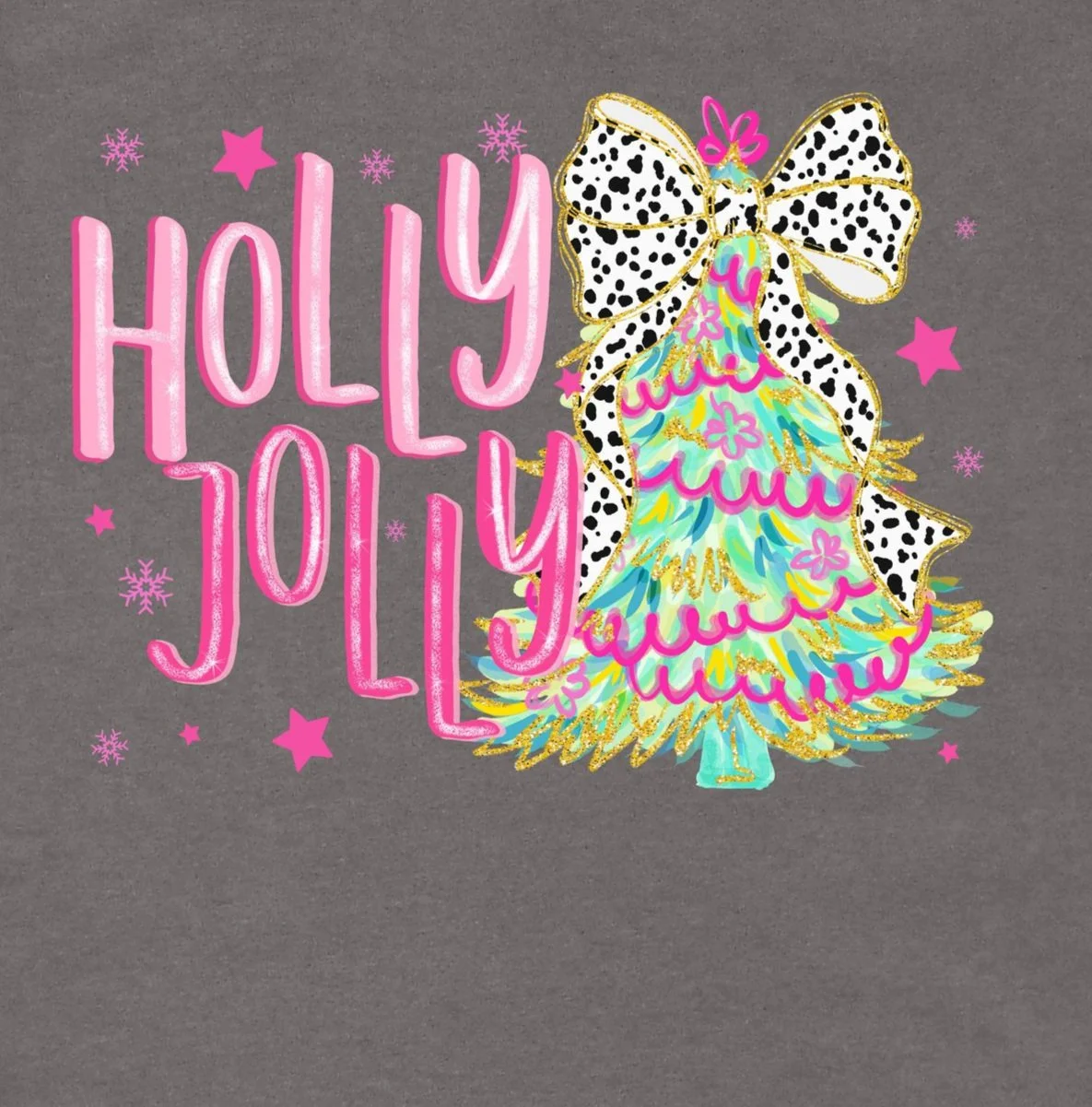 Holly Jolly Dalmation DTF