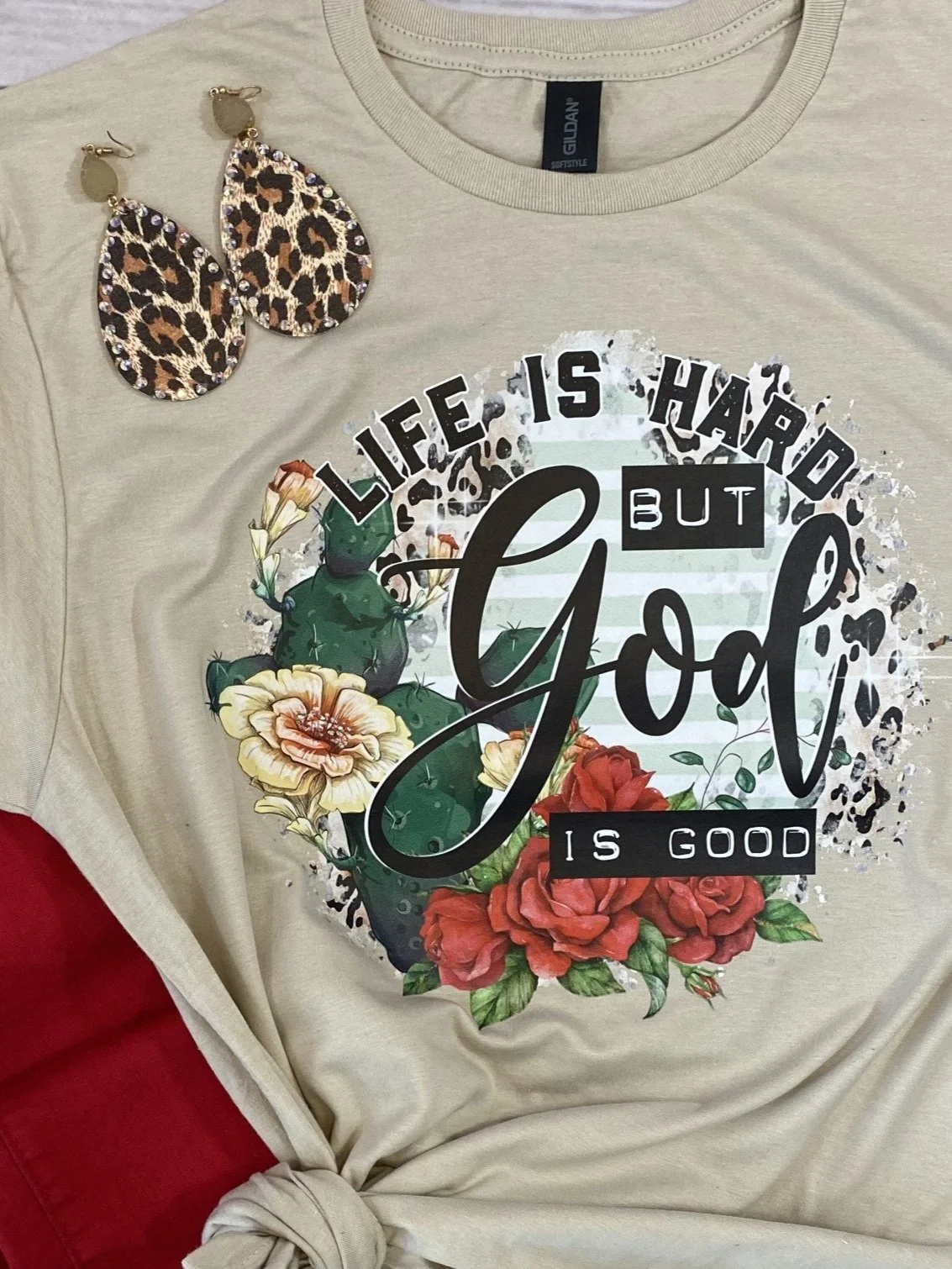 Life is Hard but God is Good DTF