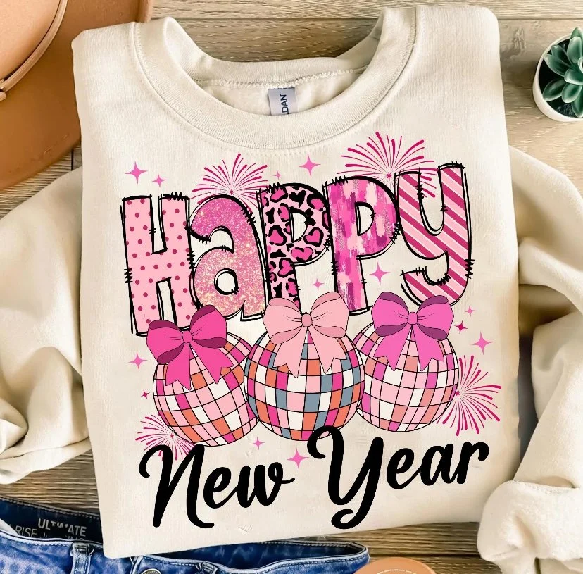 Happy New Year Pink