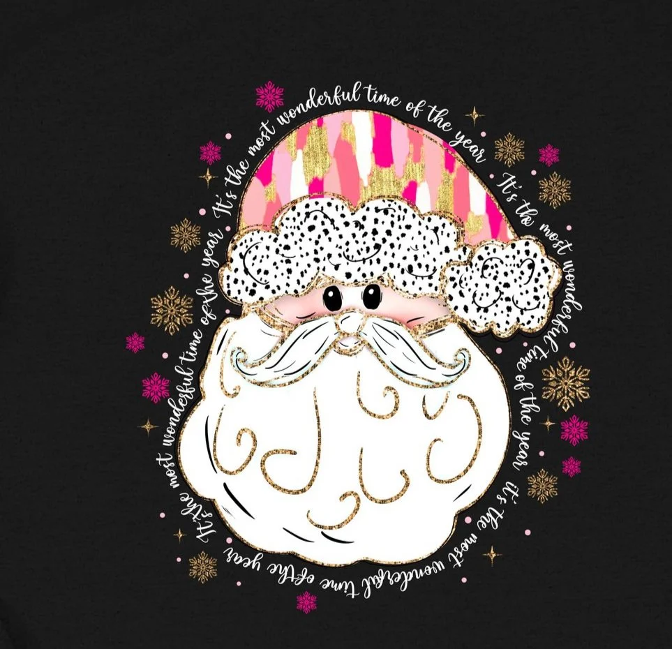 Santa Most Wonderful Time DTF