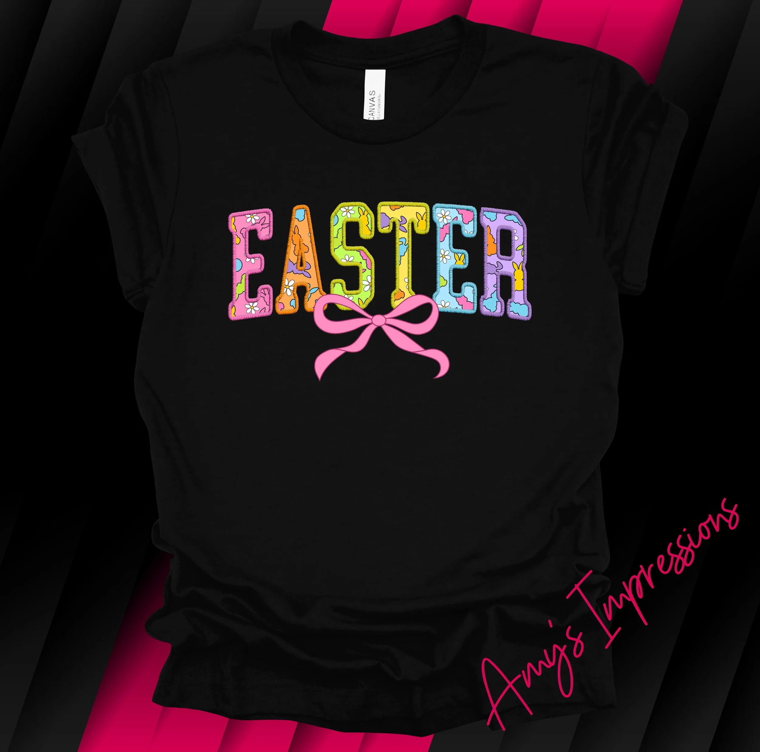 EASTER PATTERN BOW ELLA BLACK.jpg