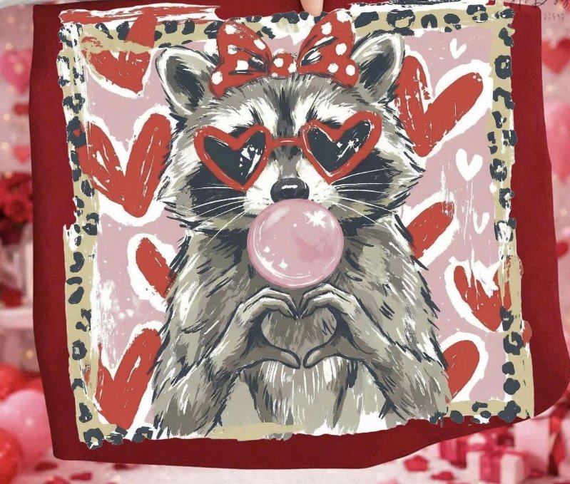 Valentines Raccoon