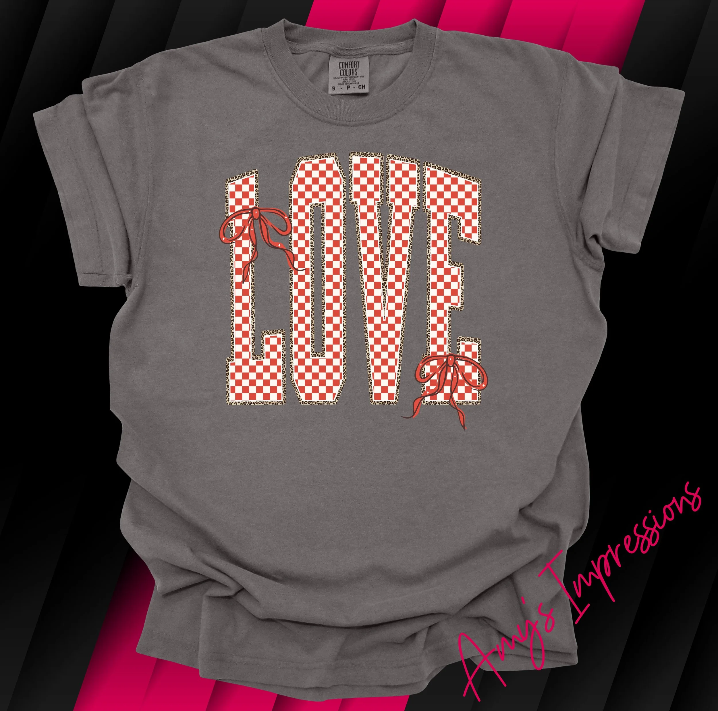 Love Checkerboard Leopard