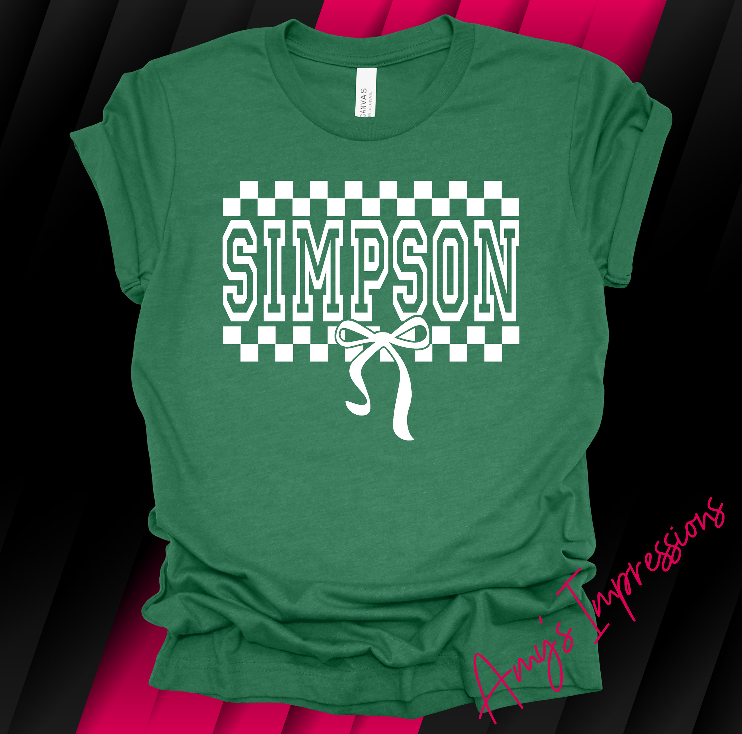 CHECKER SCHOOL BOW SIMPSON BELLA GRASS GREEN.png