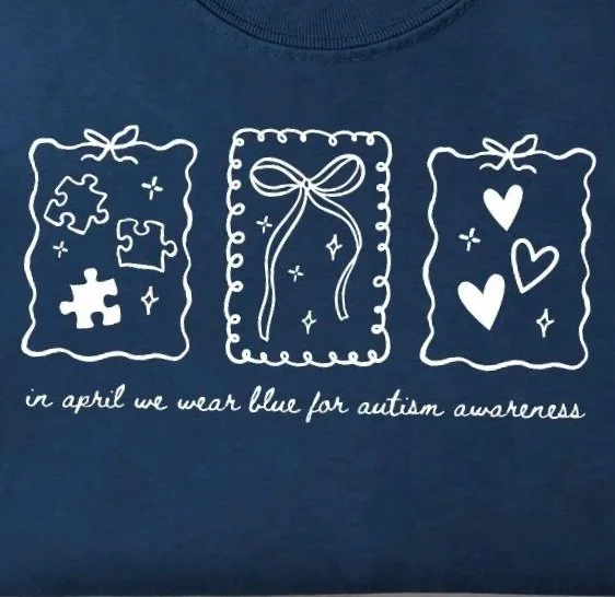 Autism Awareness Coquette DTF