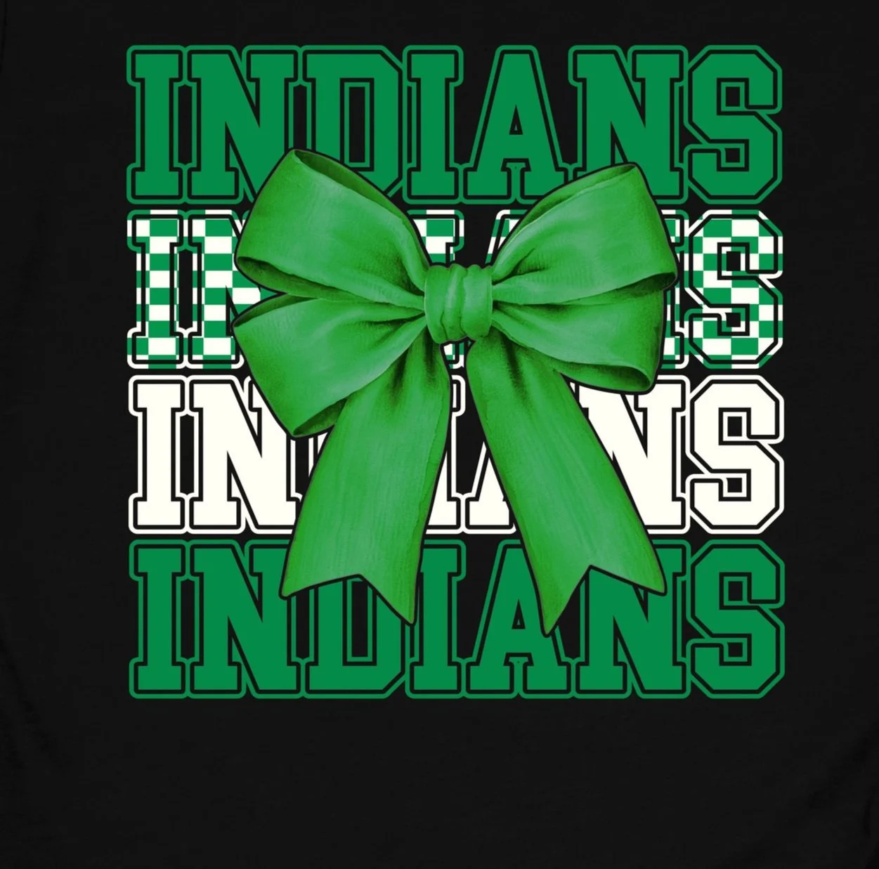 Indians Stack Bow DTF