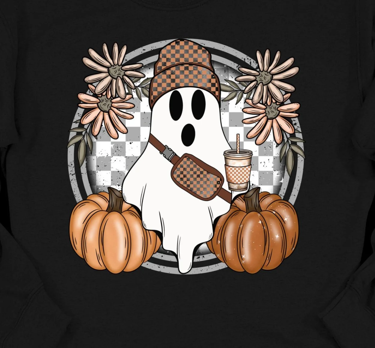 Checker Ghost DTF