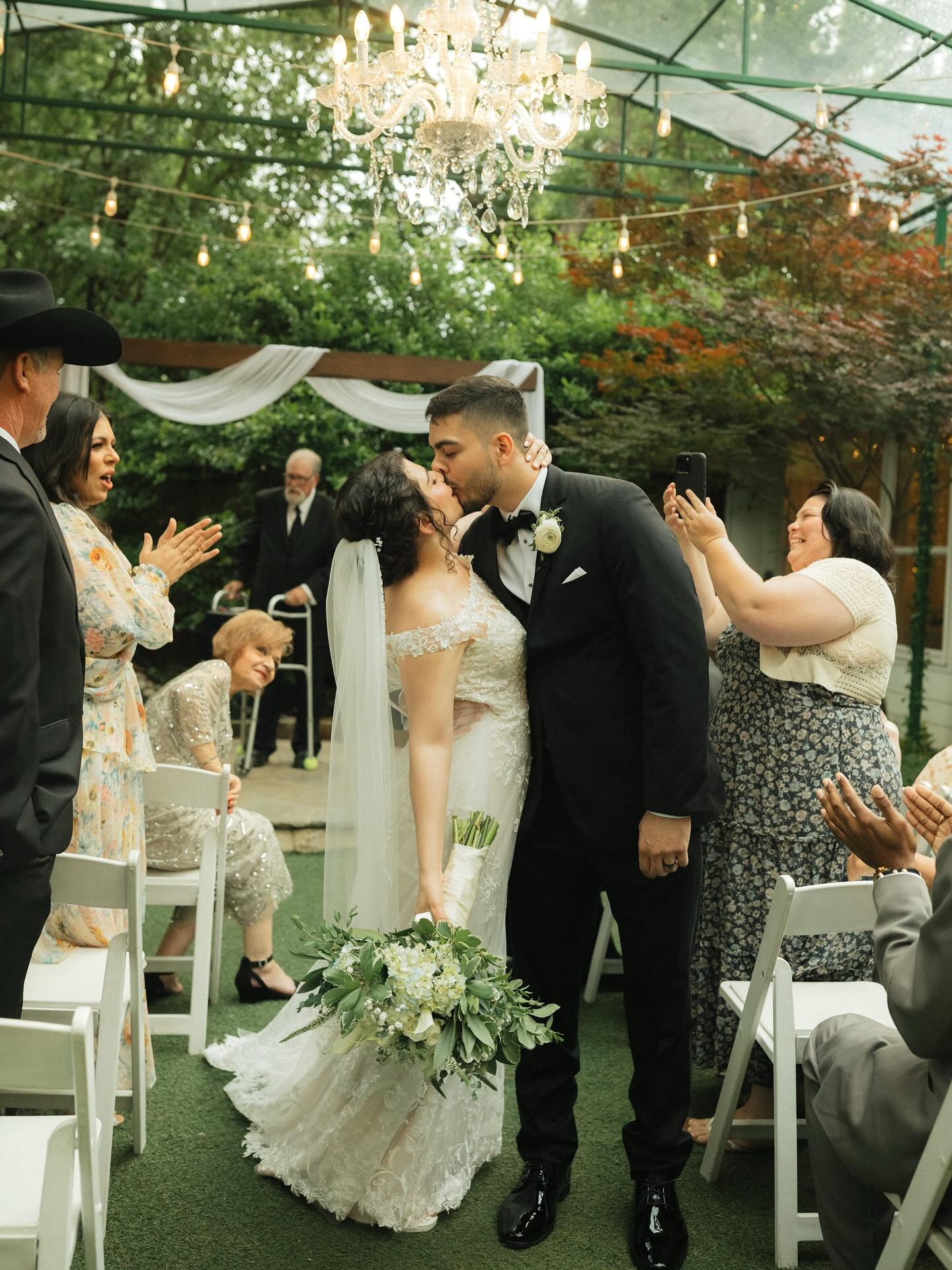 Sarah &amp; Adil on their wedding day in frisco, texas 🦋 🌧️ if I could write these two a million love letters, I would. They are such a testiment to what it looks like to love and support each other through it all