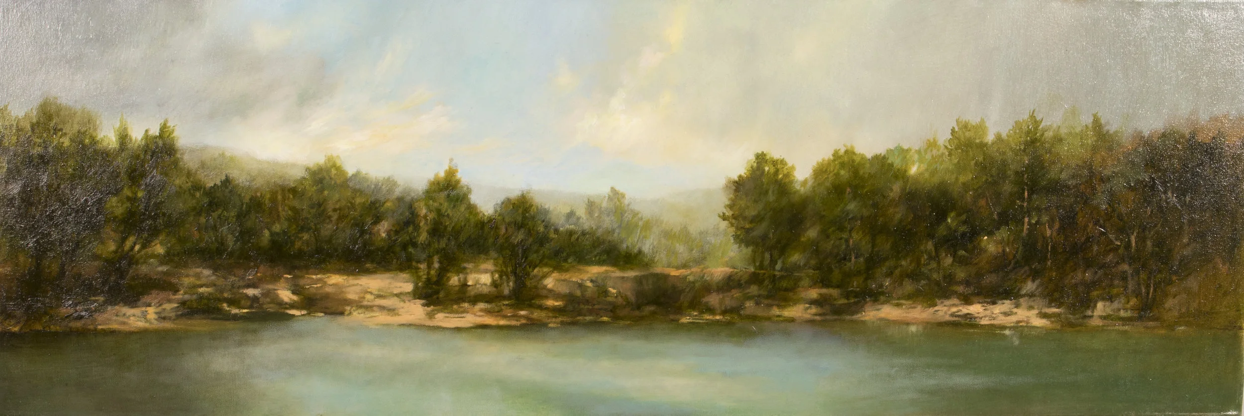 Ibiza 2014Oil on canvas, 40 x 120cm