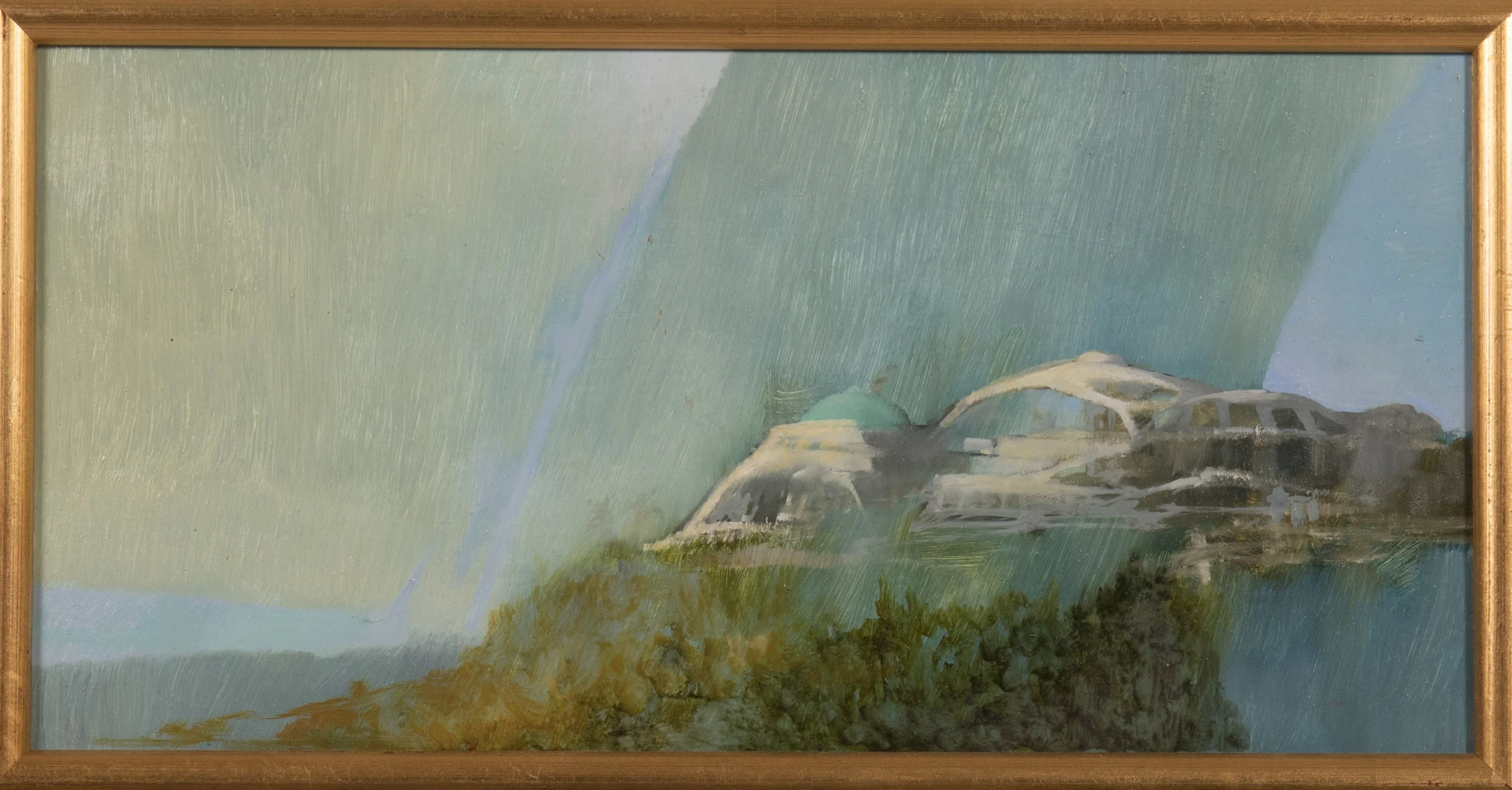 Elements 5, 2004Oil on hardboard, 20 x 40 cm