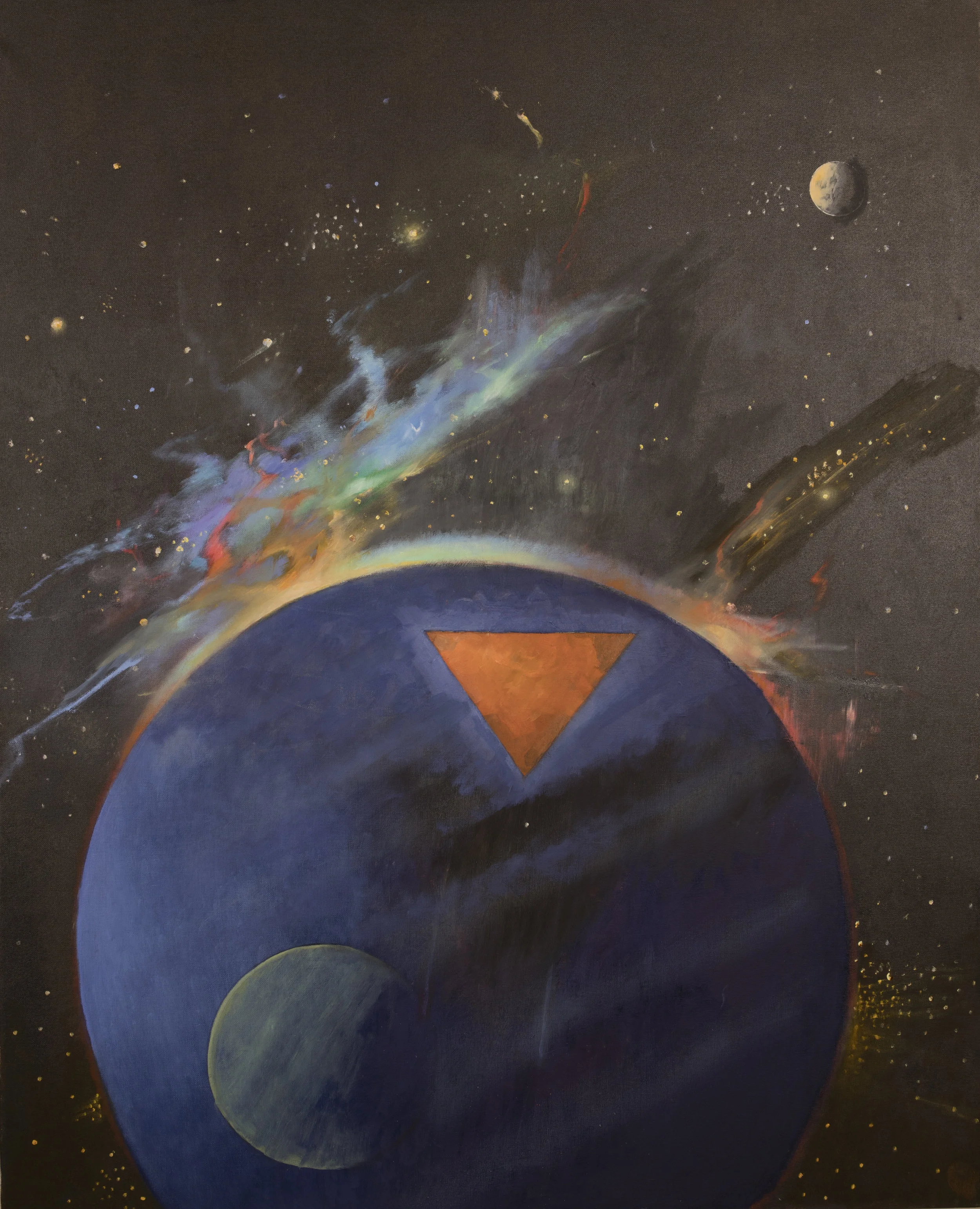 Space alchemy, 2014Oil on canvas, 81 x 100cm