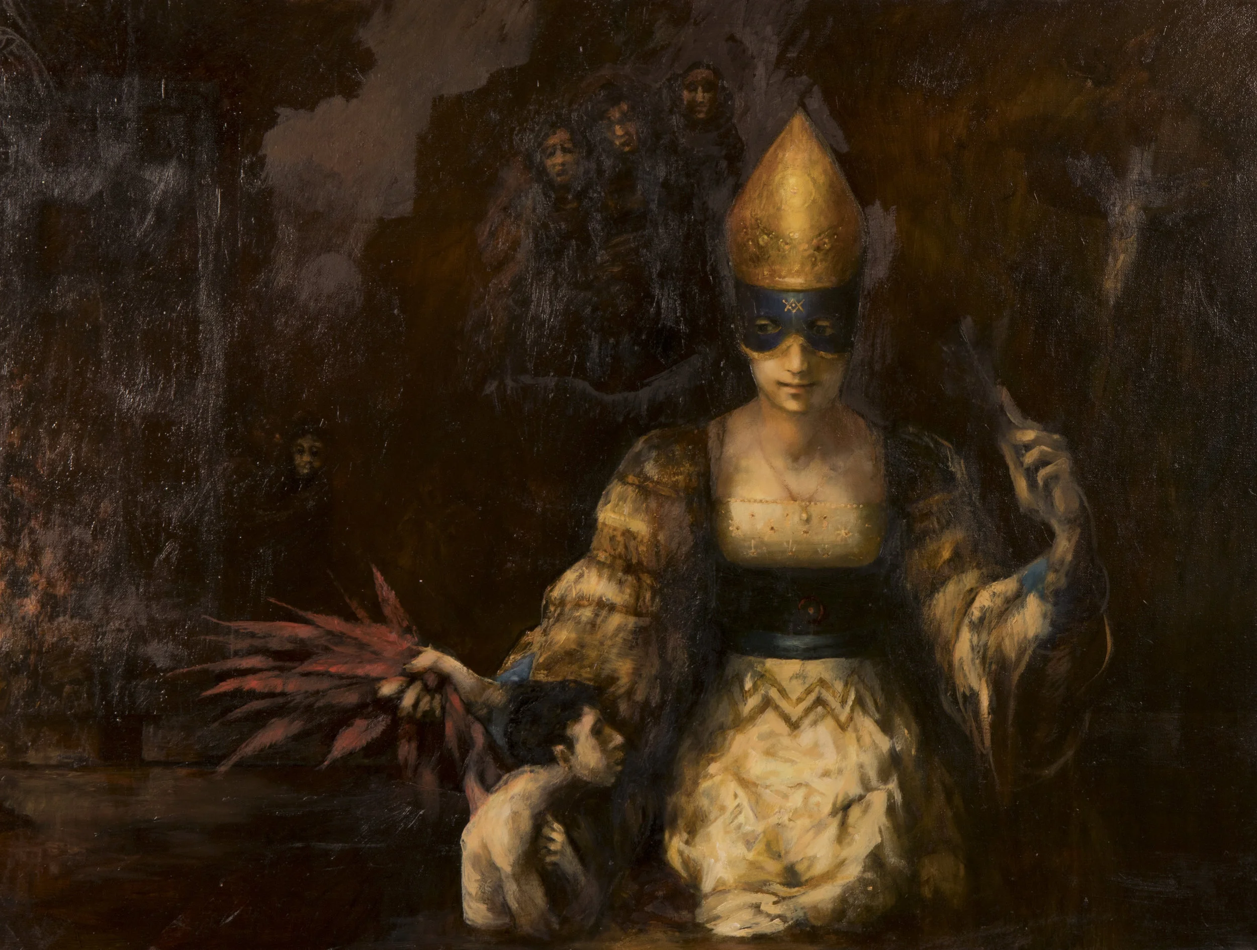 Oil on canvas, 81 x 100cm