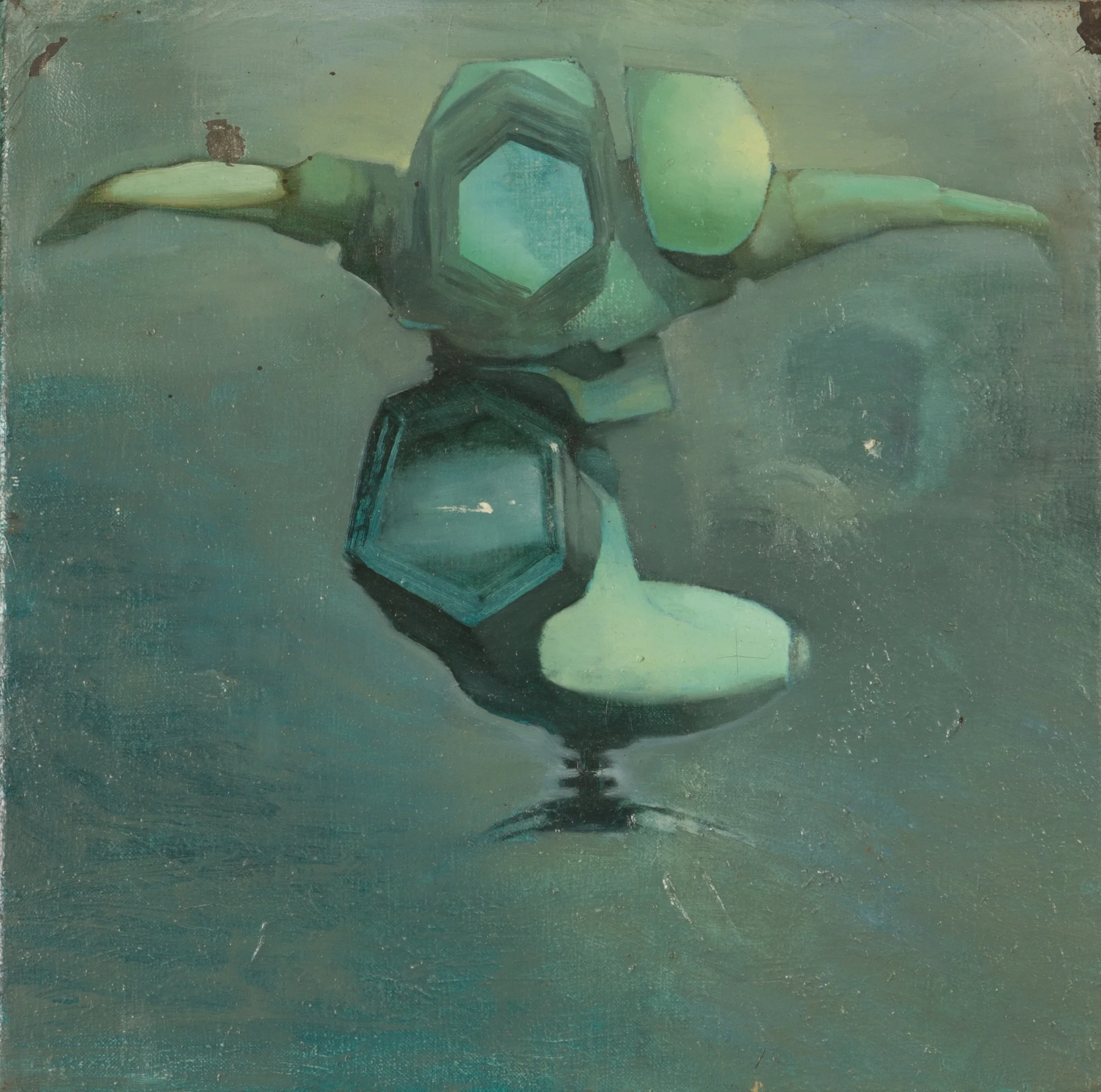 Submarine, 1996Oil on canvas, 36 x 36cm