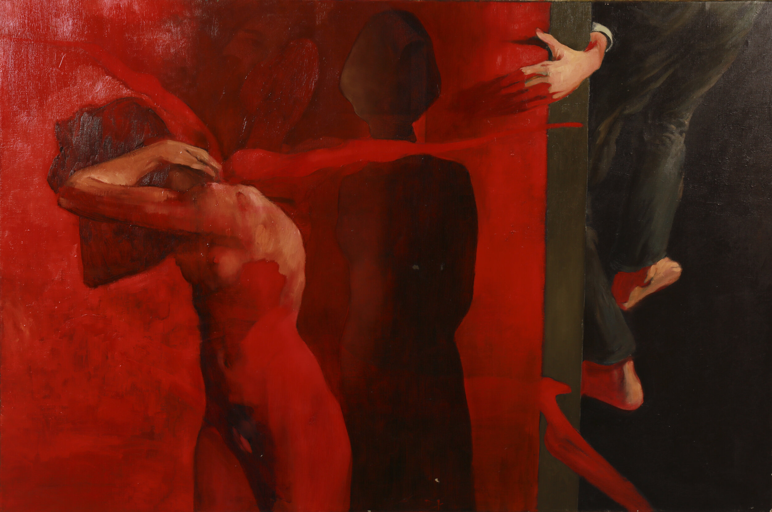 Break throughOil on canvas, 81x 122cm