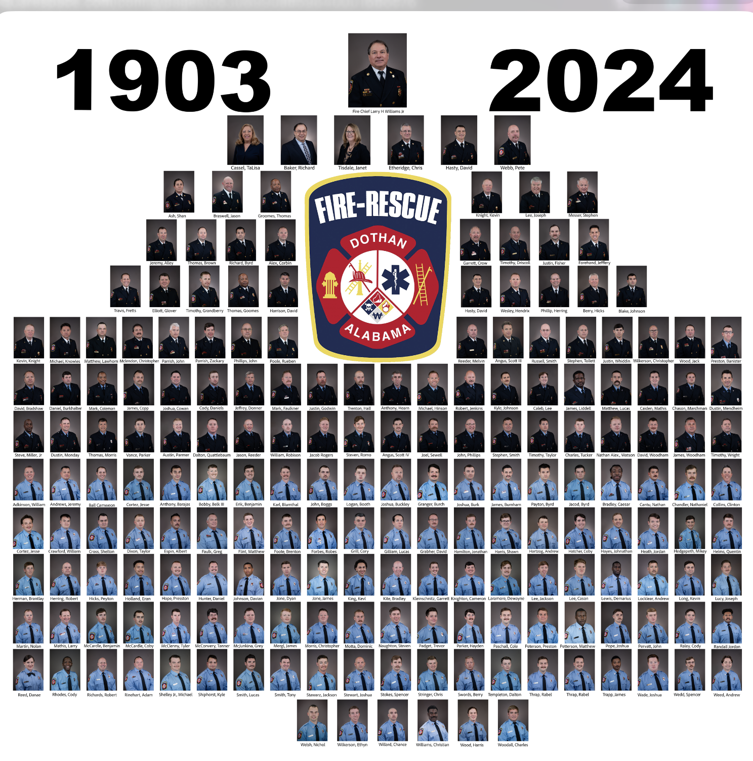 Dothan Fire Department Headshots - 2026