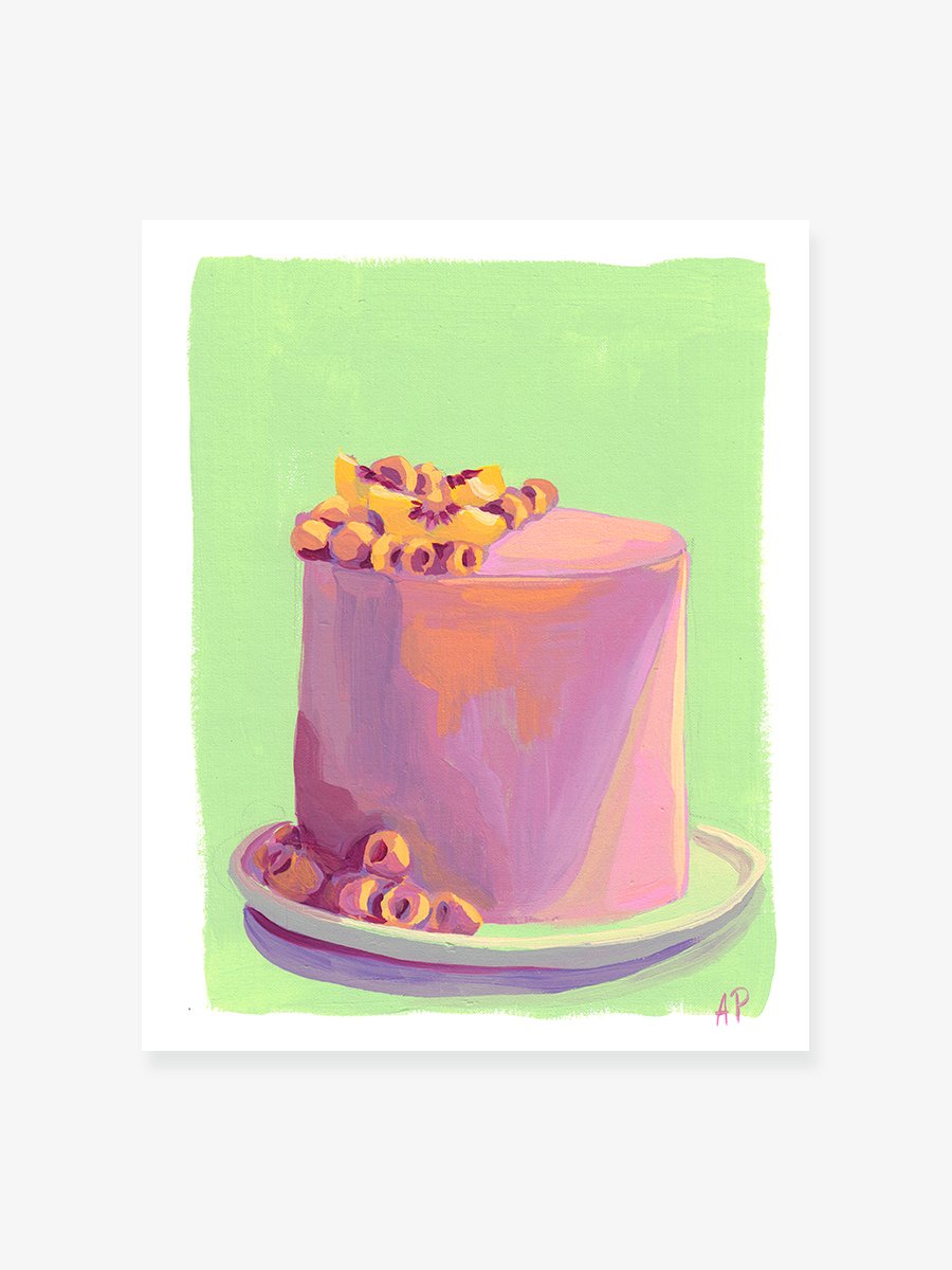 Peach Cake No1 Print
