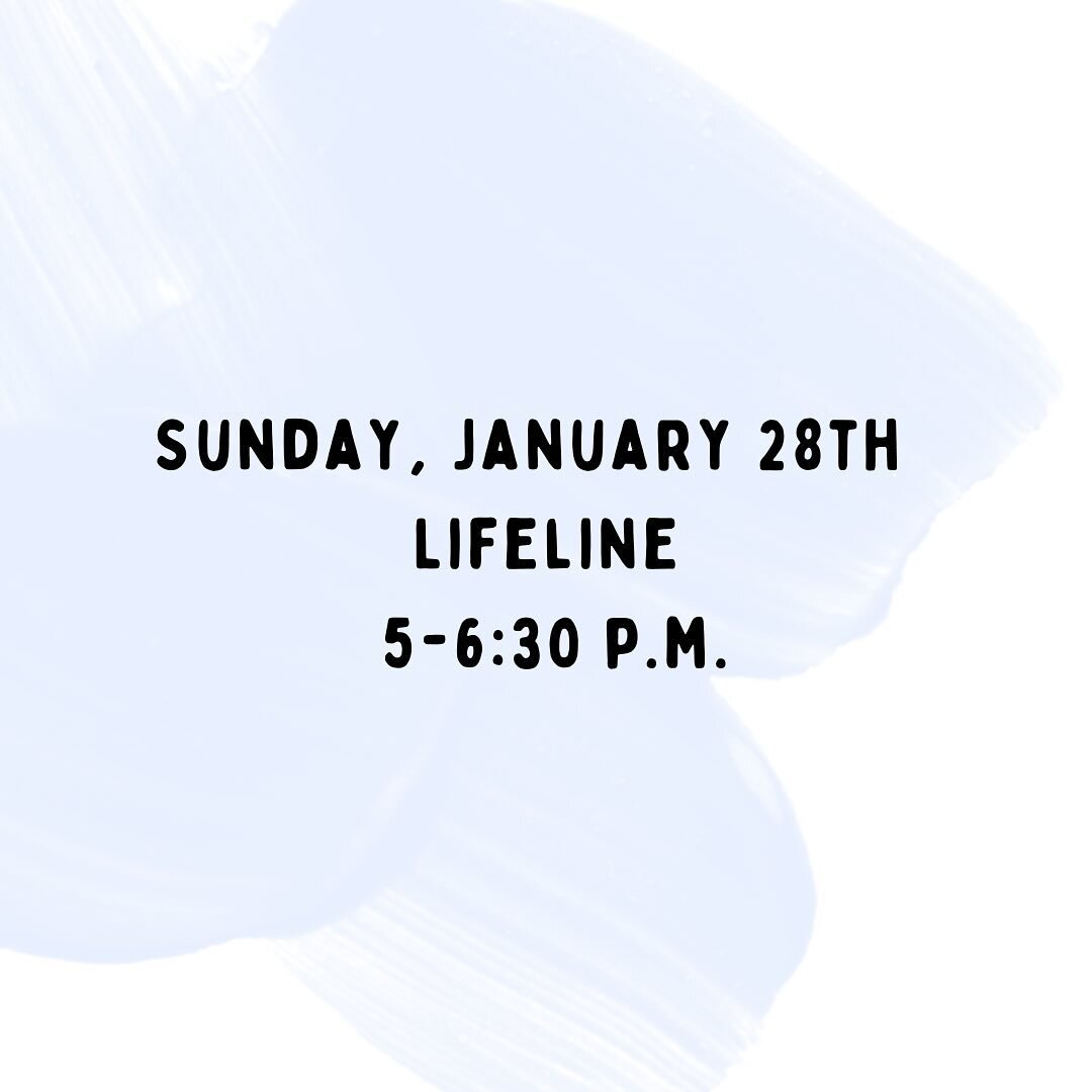 ⚠️IMPORTANT⚠️
Lifeline this Sunday will be from 5-6:30 p.m.
We wanted to make sure everyone could make it to Lifeline and still be able to make it home to cheer on the lions if they so choose.

This Sunday is a Dinner Night featuring: Mac and Cheese!