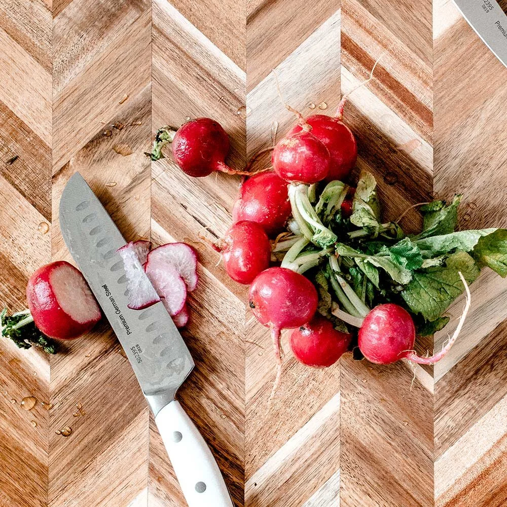 Salade de lentilles, pickles d'échalotes et saumon fumé — Fumoirs gosselin