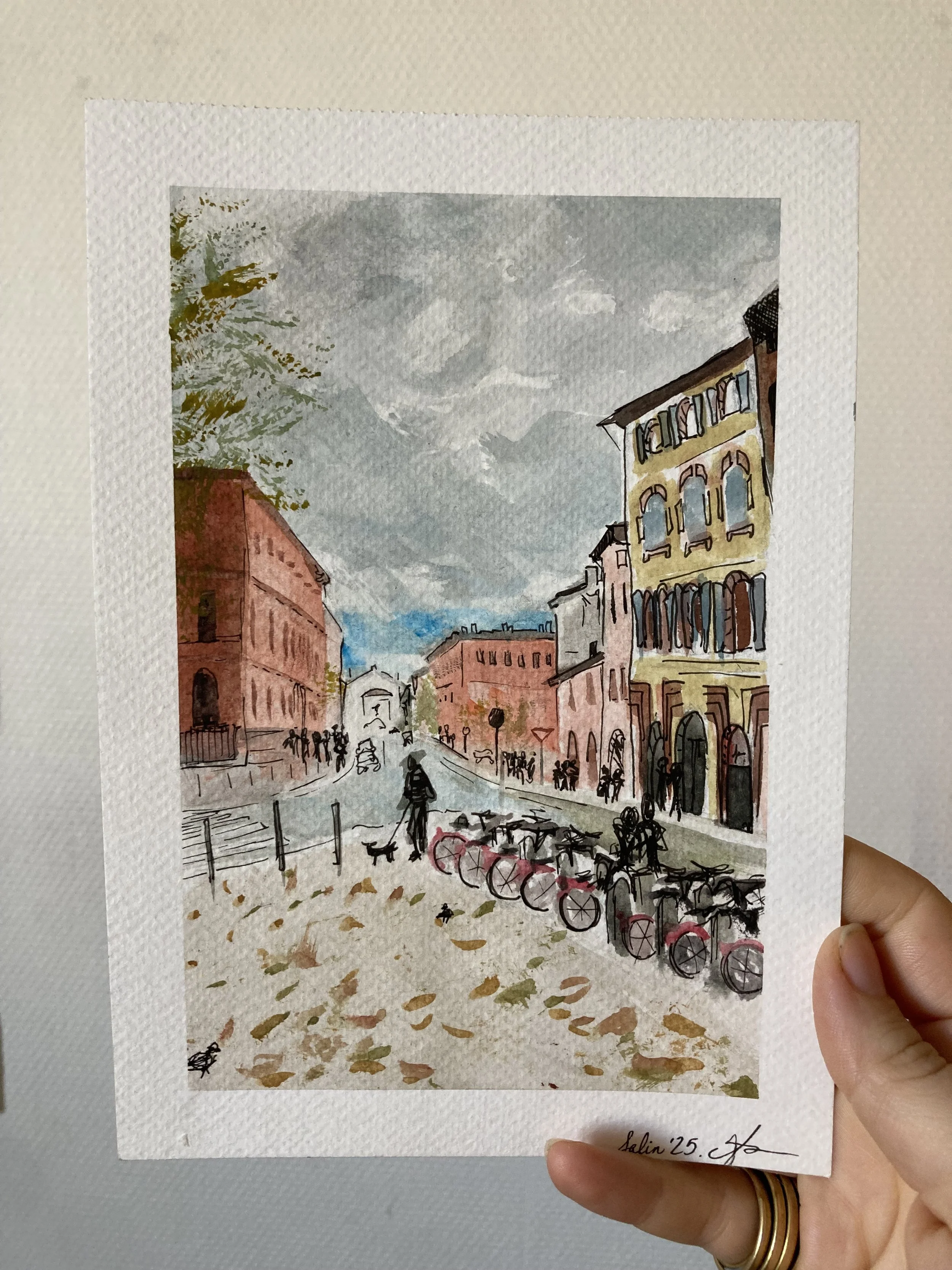 "Salin" - Watercolor, 15 cm x 20 cm, 2025