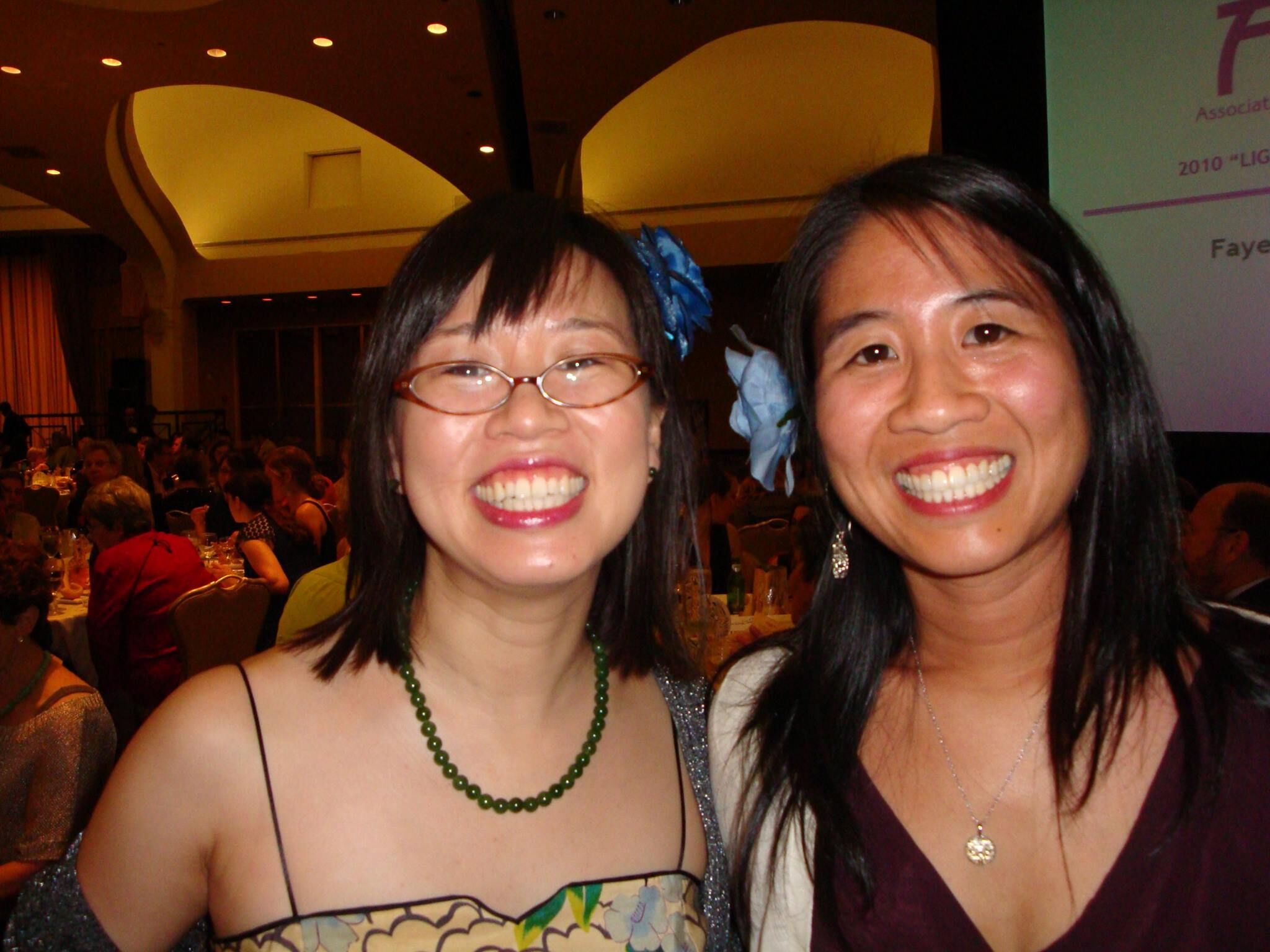 Grace and Alvina at the Newberry Awards Ceremony in 2010!
