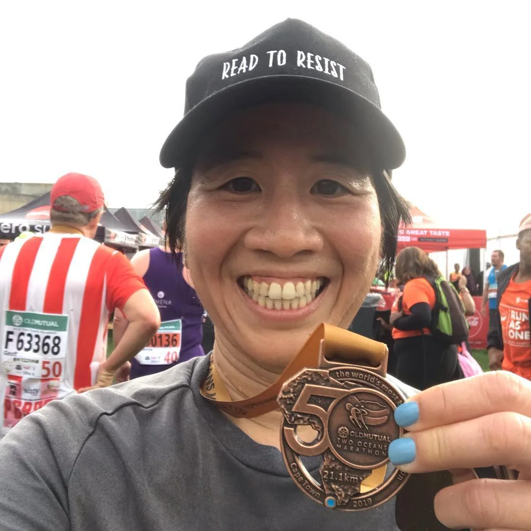 Alvina completes the Capetown Half-marathon!