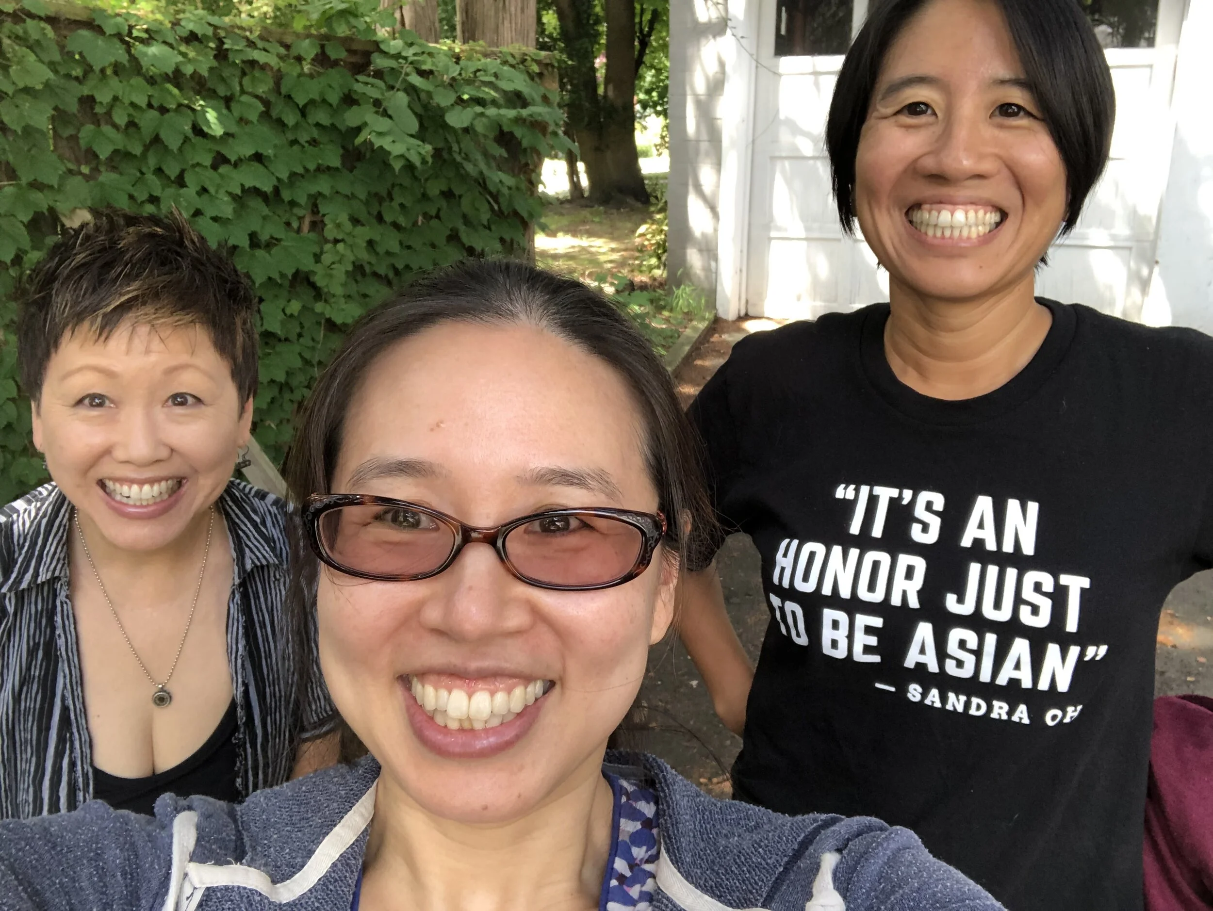 Lisa, Grace, and Alvina smiles!