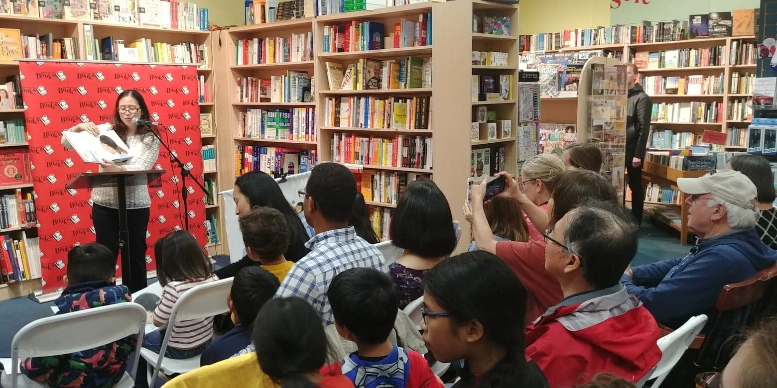 Grace’s book launch for A Big Bed For Little Snow!