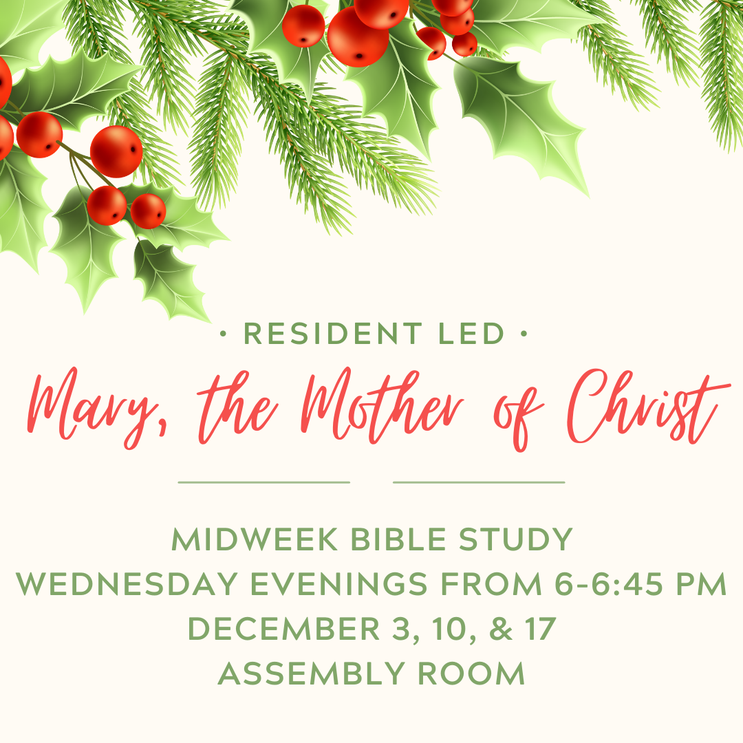 Midweek Advent Bible Study, A Study of Mary, the Mother of Christ
