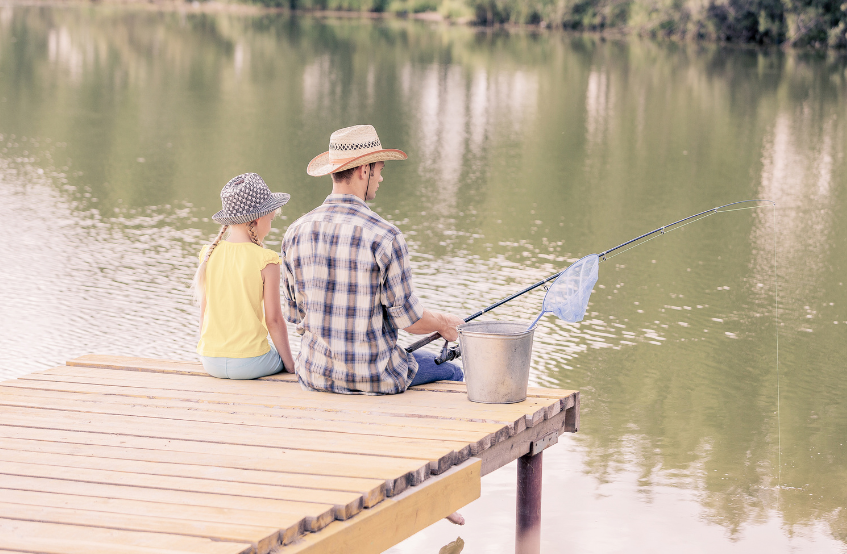 Fishing With Dad by Drew Kingery