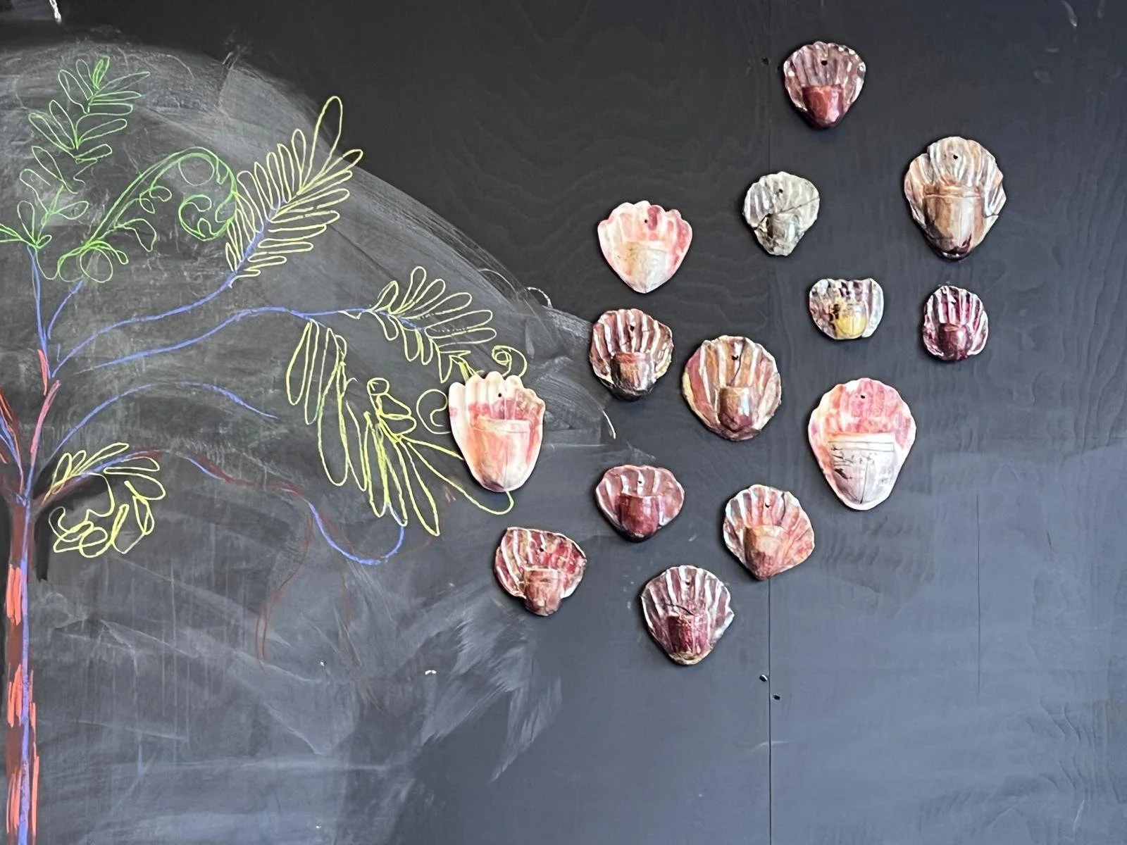 Vulva shrine collaborative piece including work by Bev Meyer (image credit Bev Meyer)