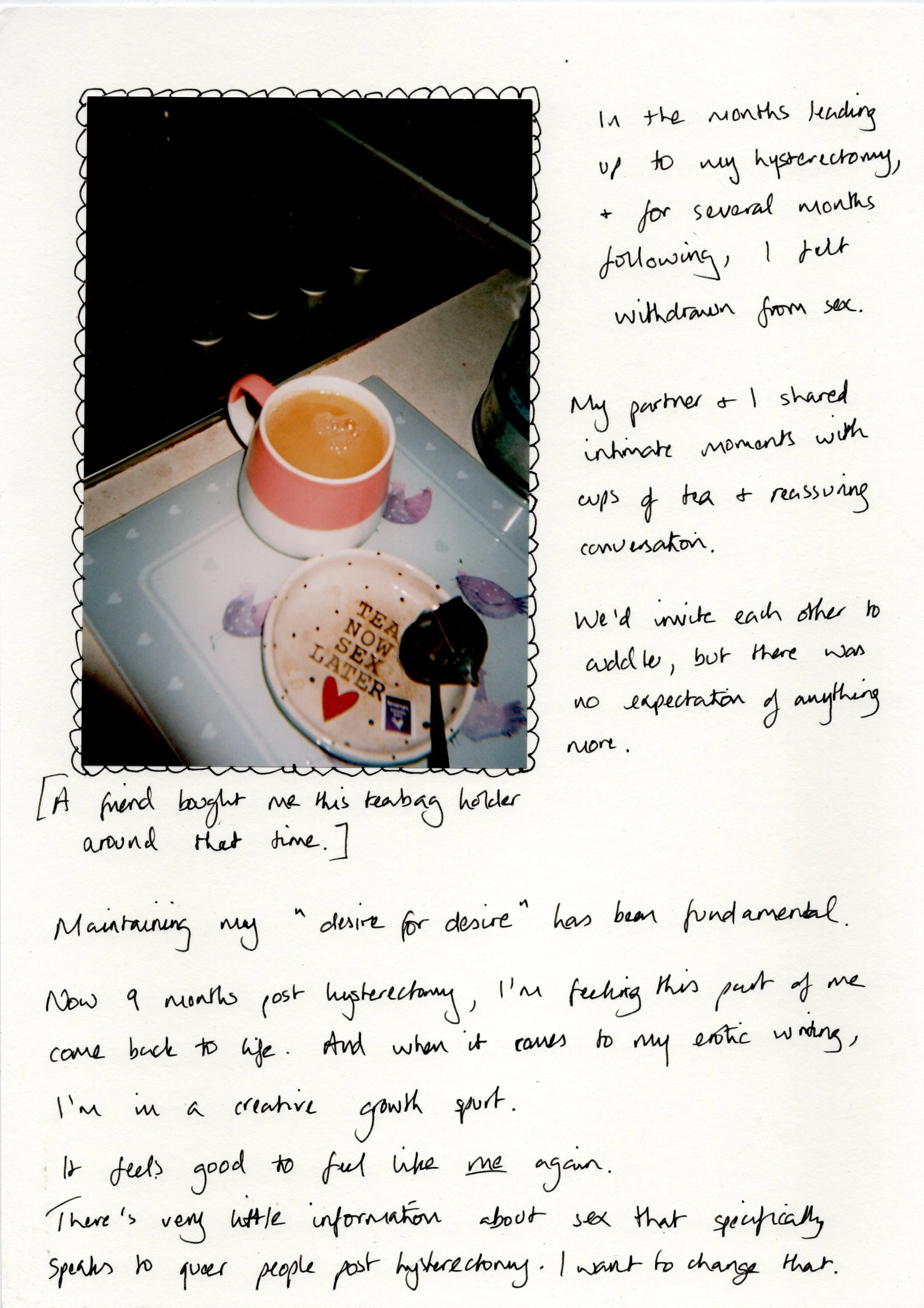 Annotated photograph by Anna Sansom