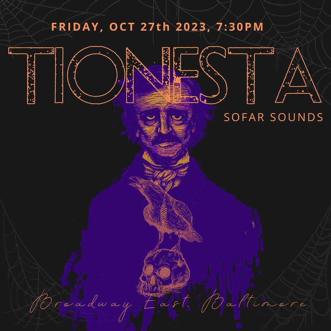 Get ready to be spellbound, Baltimore! 👻 Join us for a hauntingly good time at our @sofarsounds show this Friday 🎃🎶
 
Use code SOFARMUSIC15-96922 at the link in bio for 15% off 🎟️
