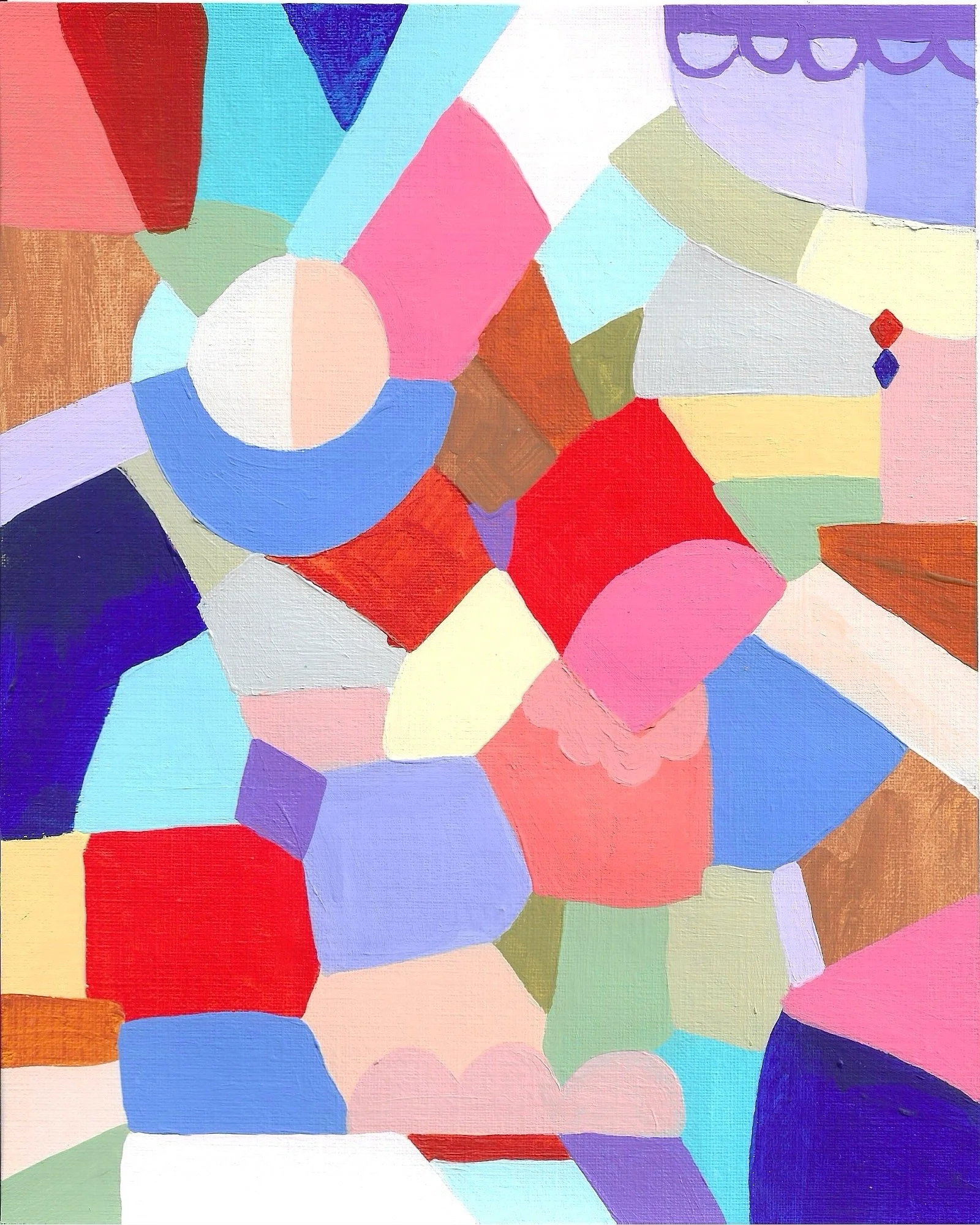 Original Art "Handheld Mirror"