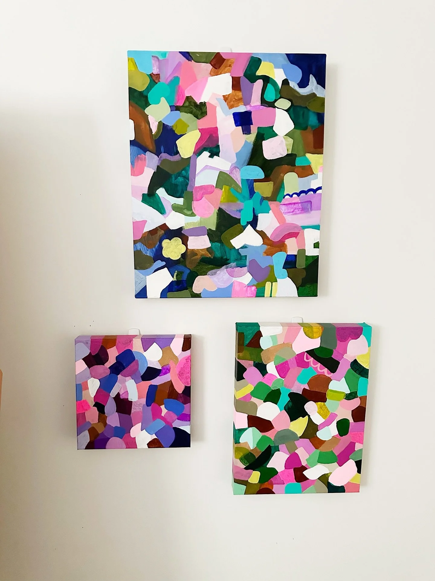 Paintings waiting to be returned to. 

Swipe to see what else I&rsquo;ve been up to this week ✨