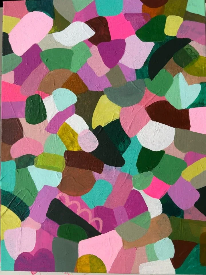 I  am itching to get back into the studio and play with colors and paint- it&rsquo;s such a happy part of my day ✨ 

I&rsquo;m recovering from over extending myself on a family holiday (even though I had such a great time) and as a result am regular 