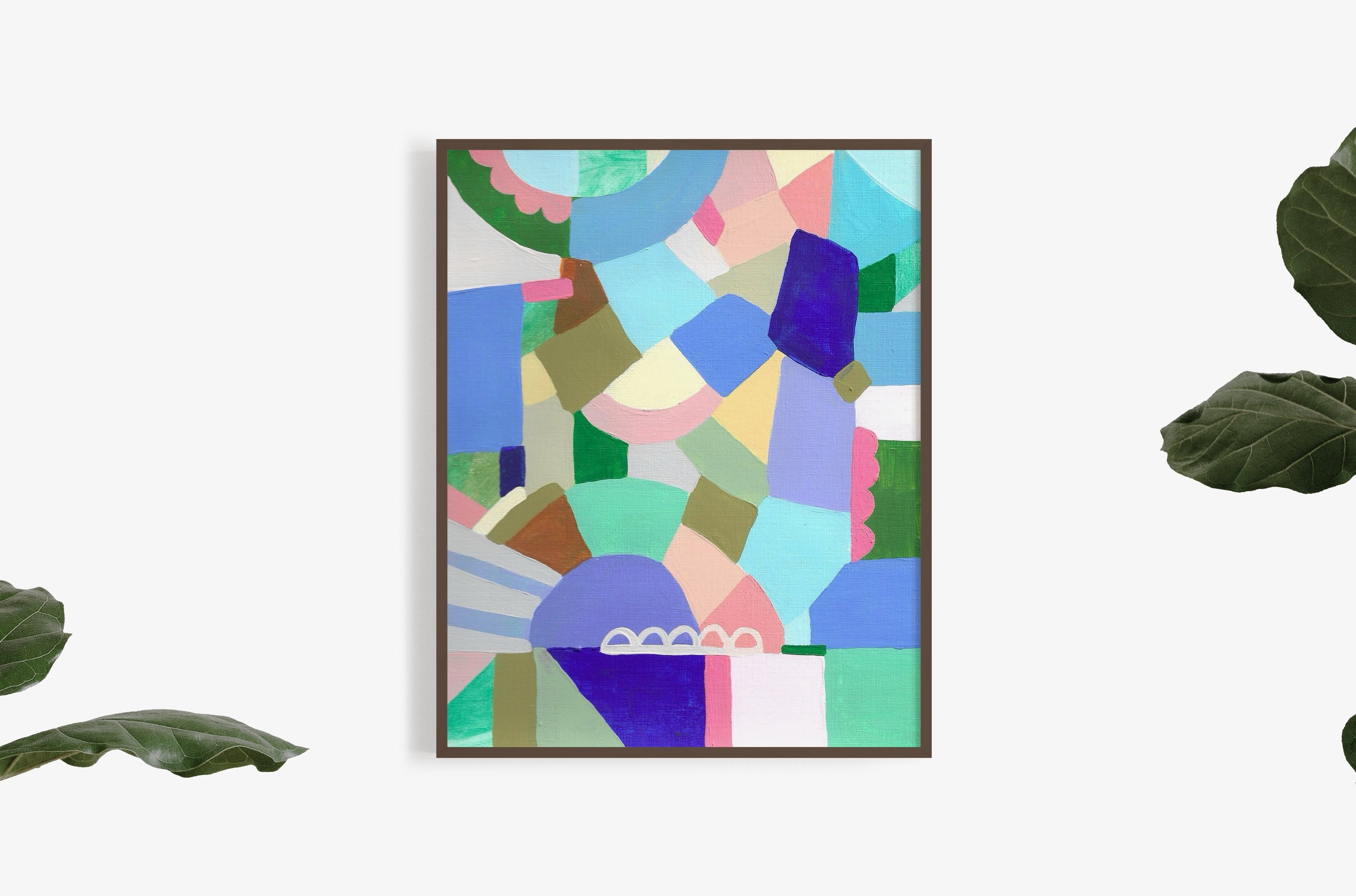 Original Artwork  "Mama Duck "