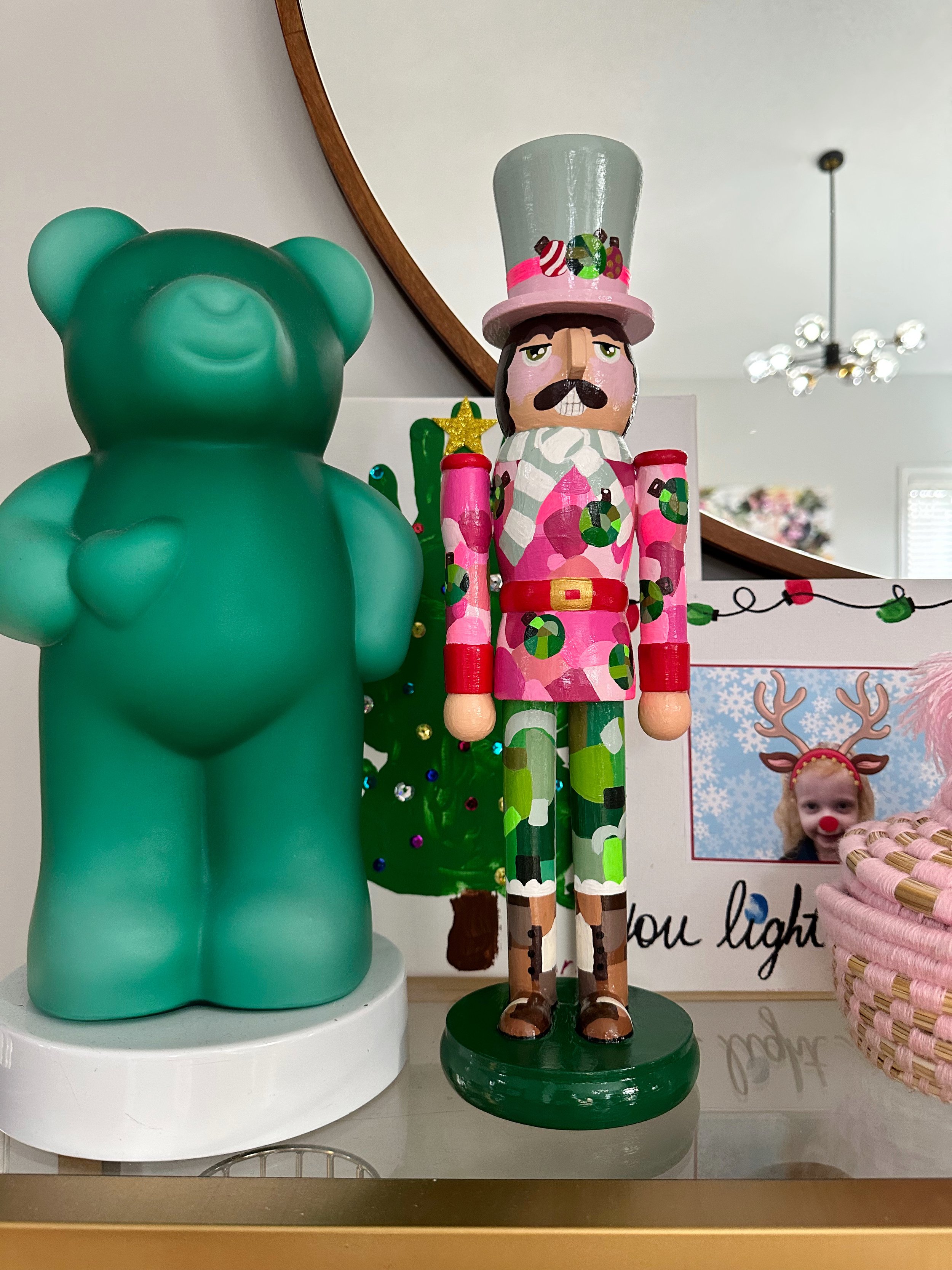 hand painted Christmas nutcracker