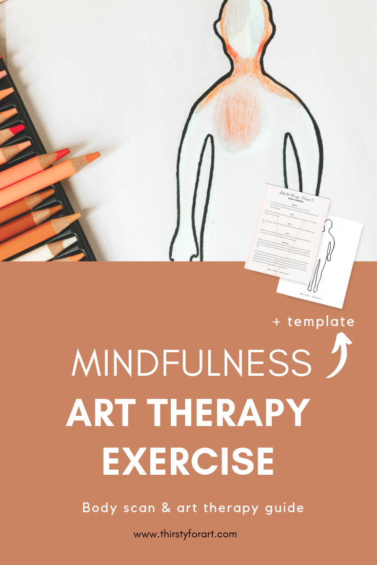 Mindful Body Scan Art Therapy Exercise — Thirsty For Art