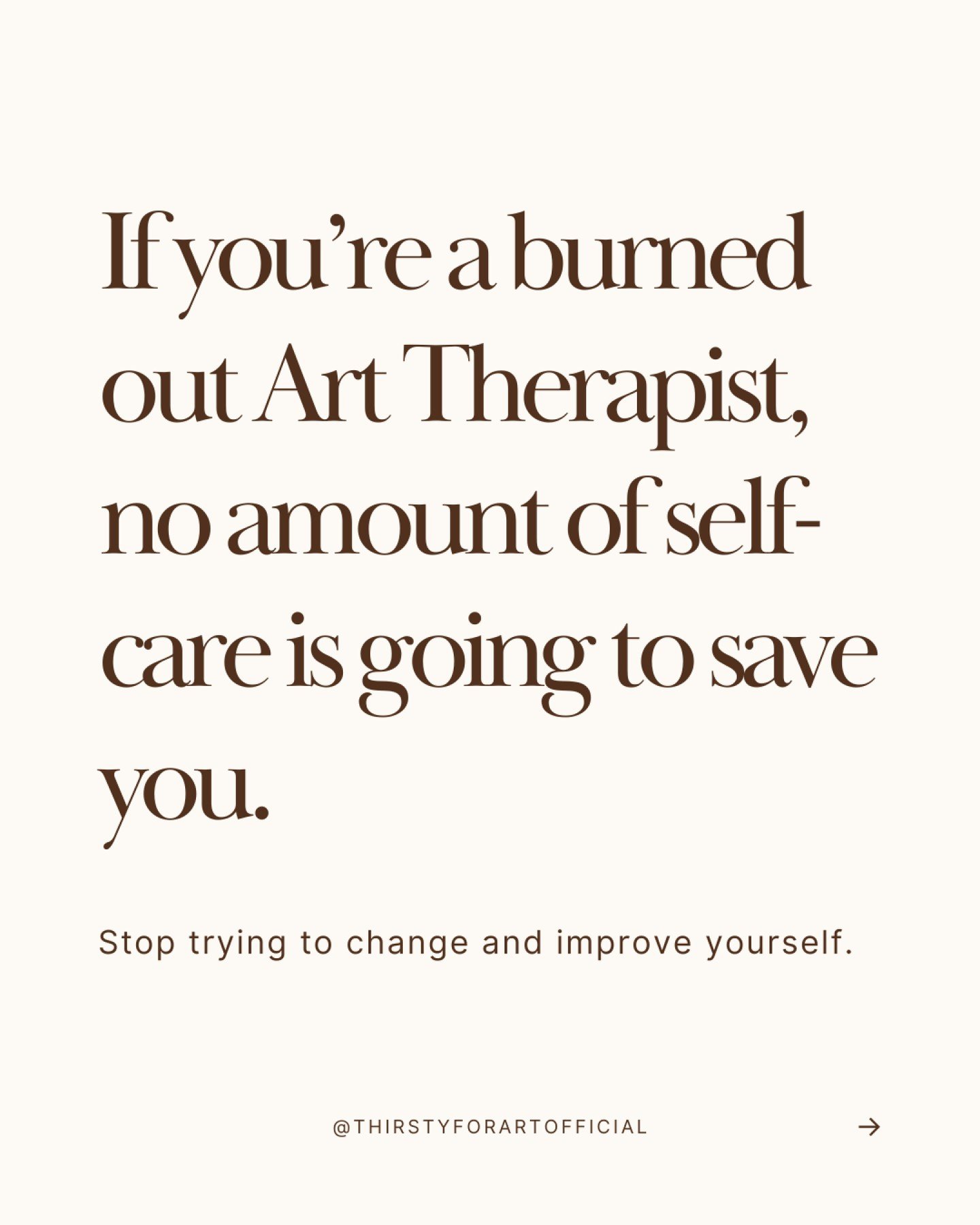 Knowing yourself is crucial.

Knowing what you need, where you thrive, what makes you shine - it's important. ❤️😌

#arttherapy #arttherapist #artastherapy #burnout #therapistburnout