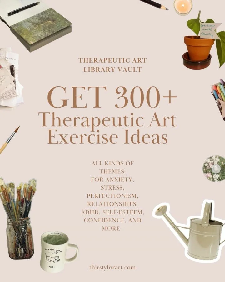 A new chapter for me - and for my creative community..🌿

For years, I&rsquo;ve been running the Therapeutic Art Library (lab) - a cozy space where we gathered to create, share ideas, and reconnect through art and our passion for therapeutic art. 

B