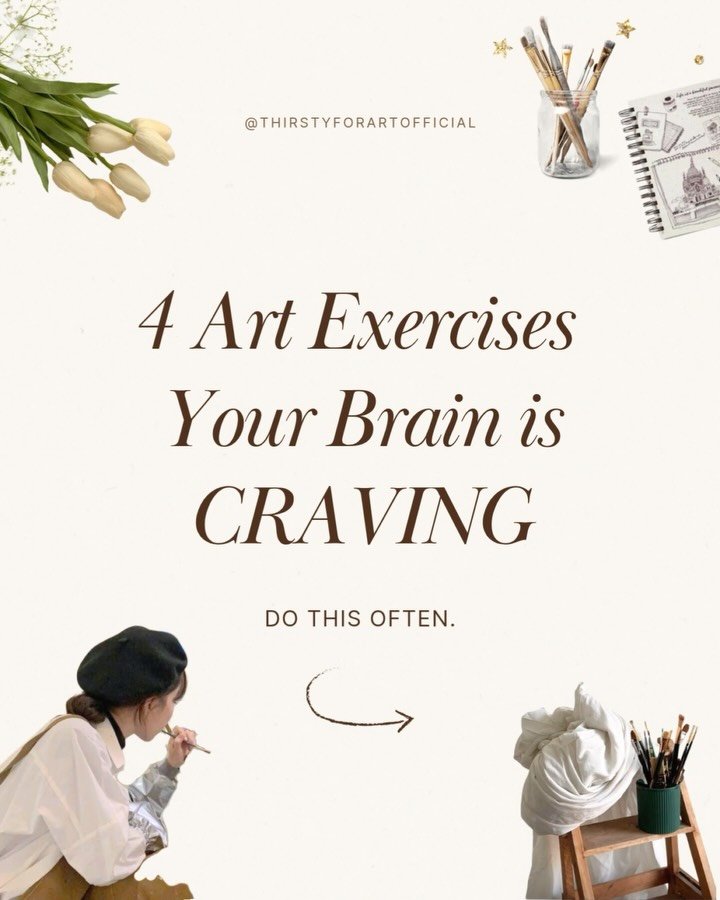 SAVE THIS POST!! 🤳🥹

Stop, drop the scroll. (and save this) ✨

I got 4 therapeutic art exercises your brain ACTUALLY needs.

Are they perfect for facilitators to incorporate in their work within sessions?

Yup.

What about anyone who just wants to 