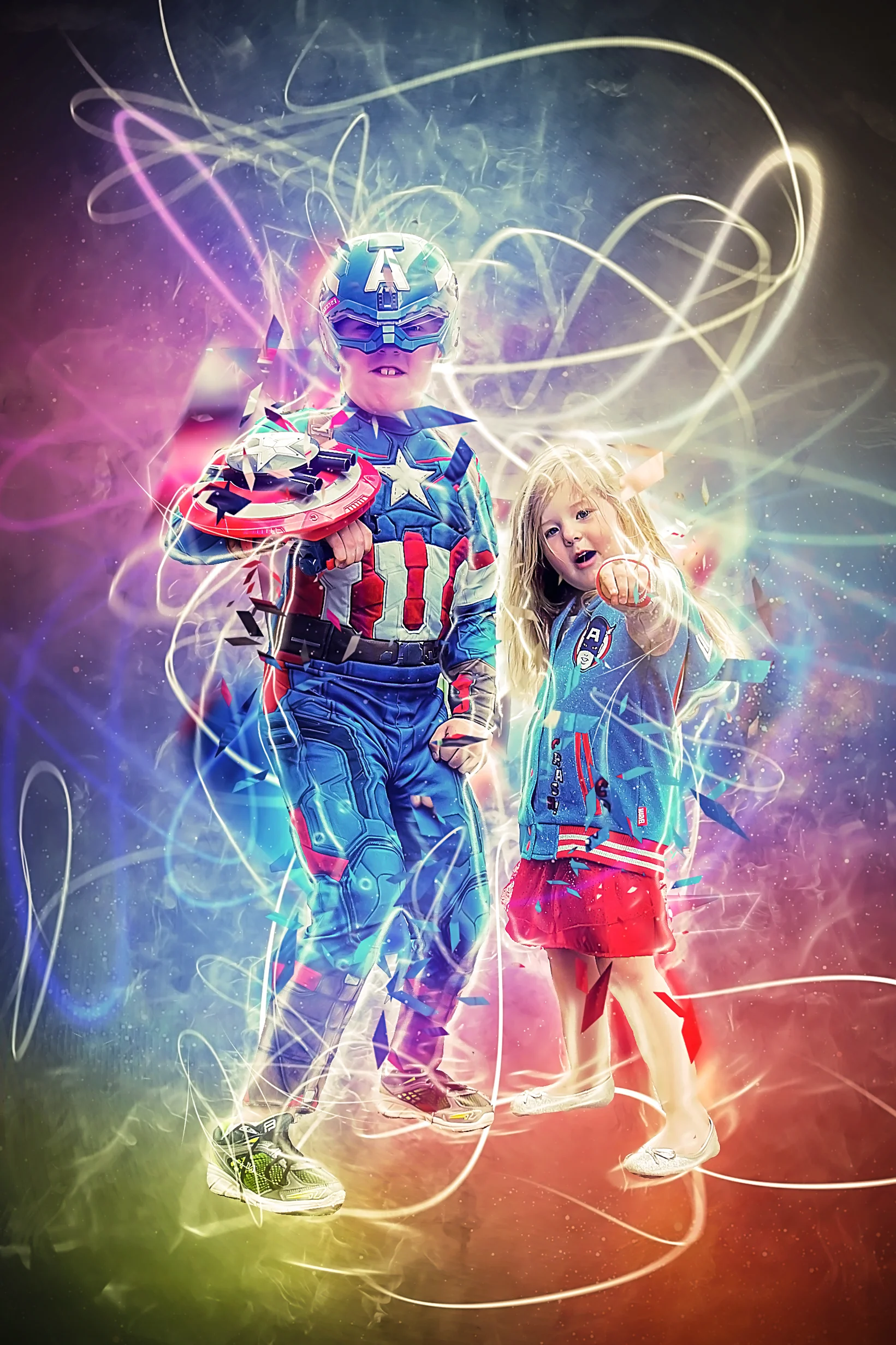 superhero photography